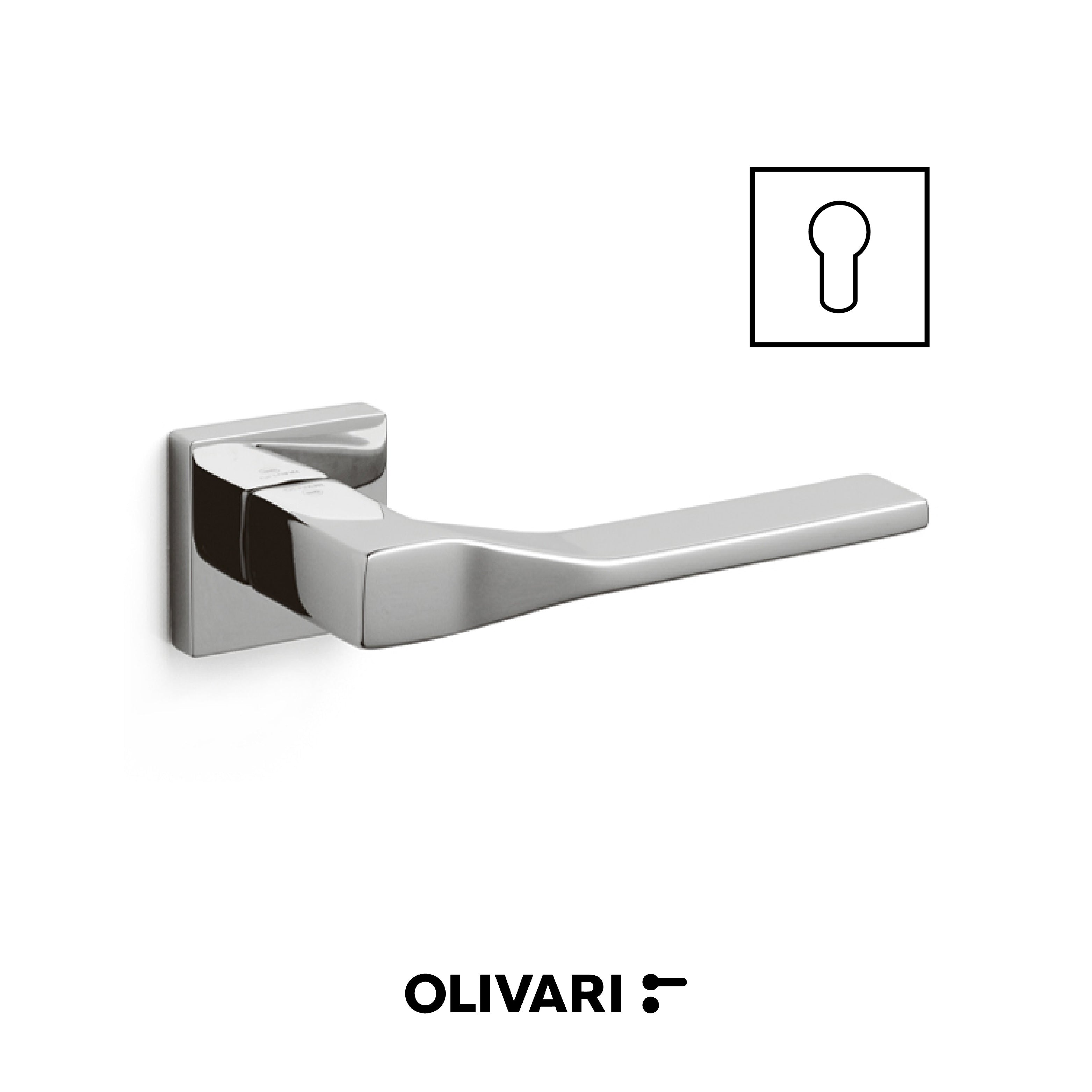 Adamant - Olivari Maniglia per porta interna - Imhoff Handles