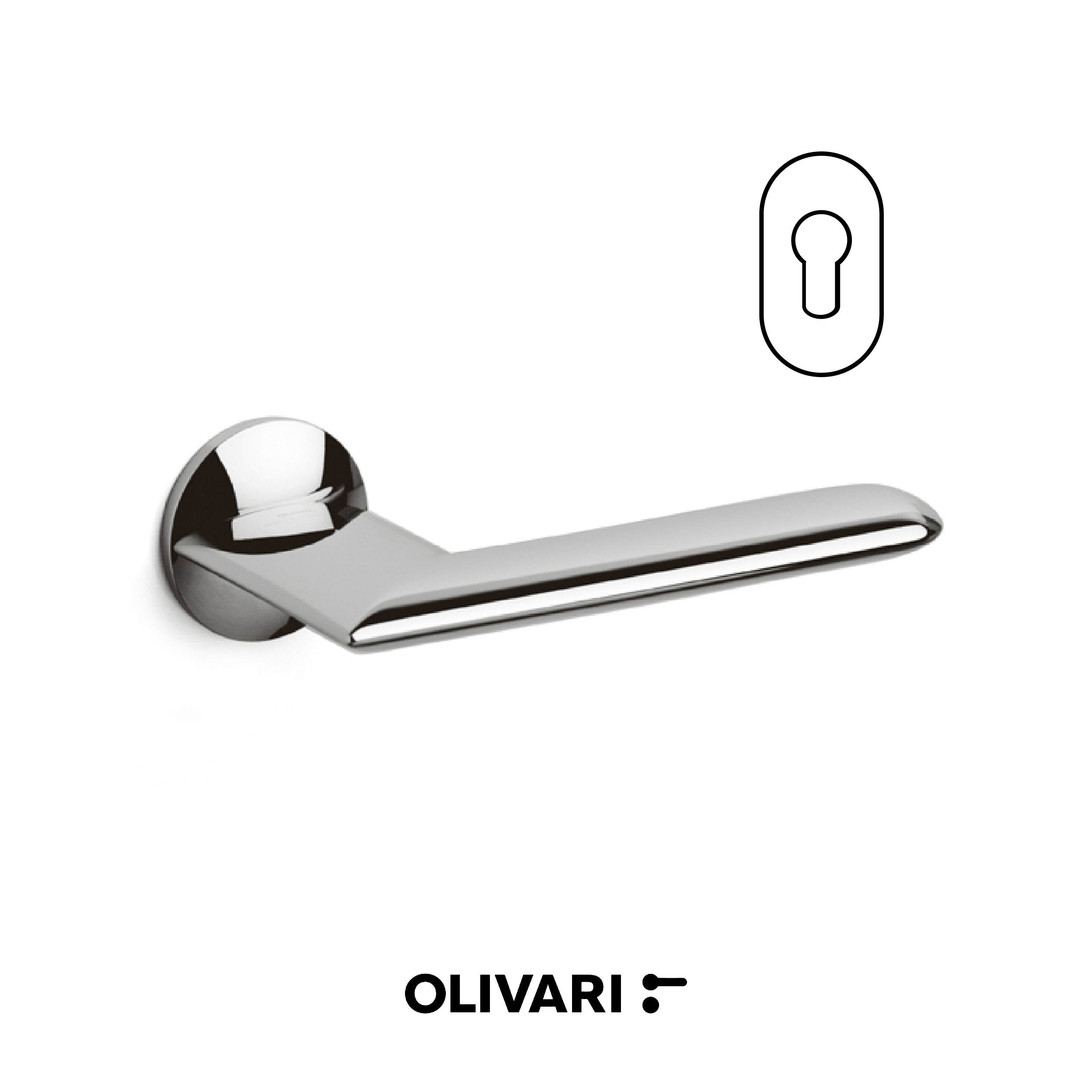 Alexandra - Olivari Maniglia per porta interna - Imhoff Handles