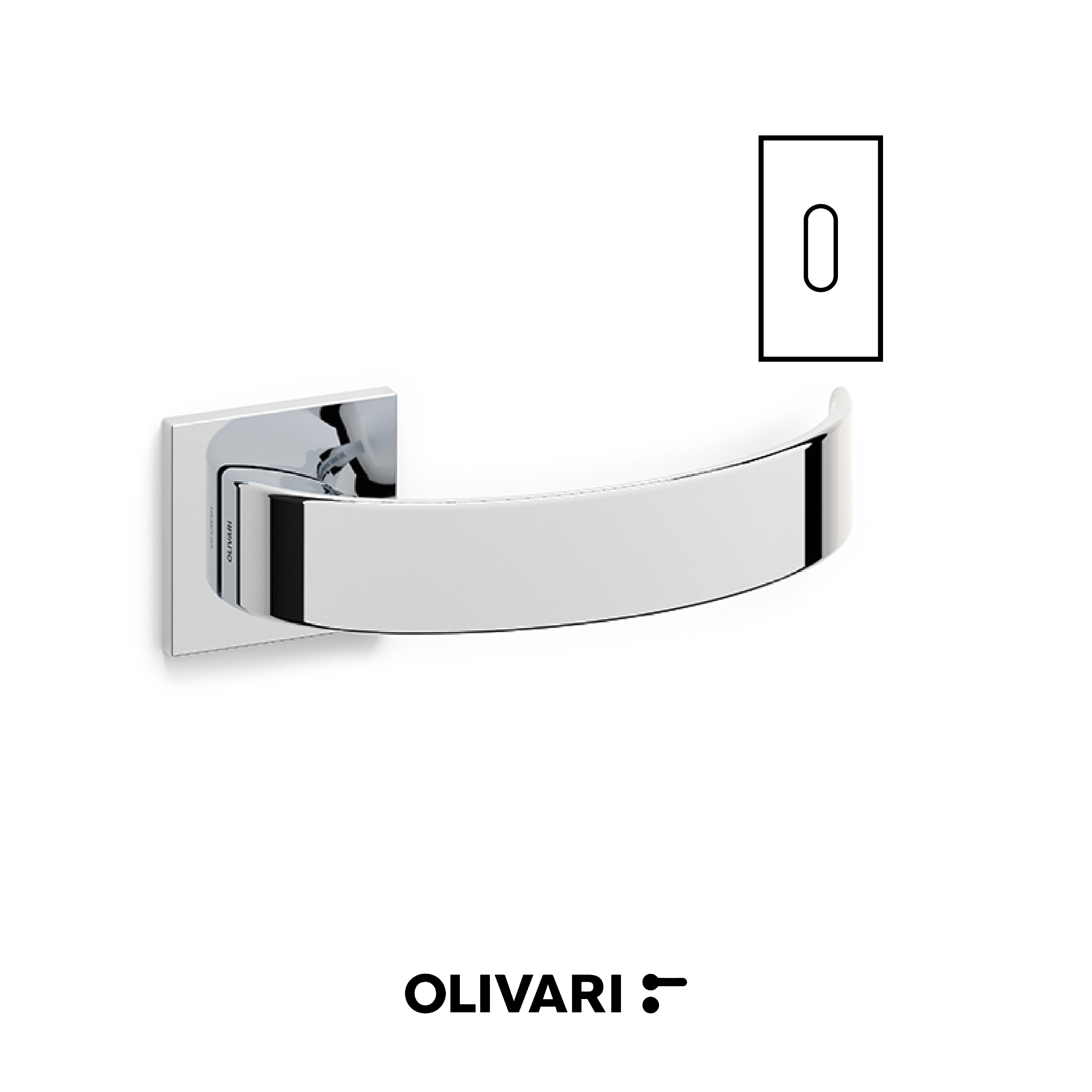 Arc - Olivari Maniglia per porta interna - Imhoff Handles