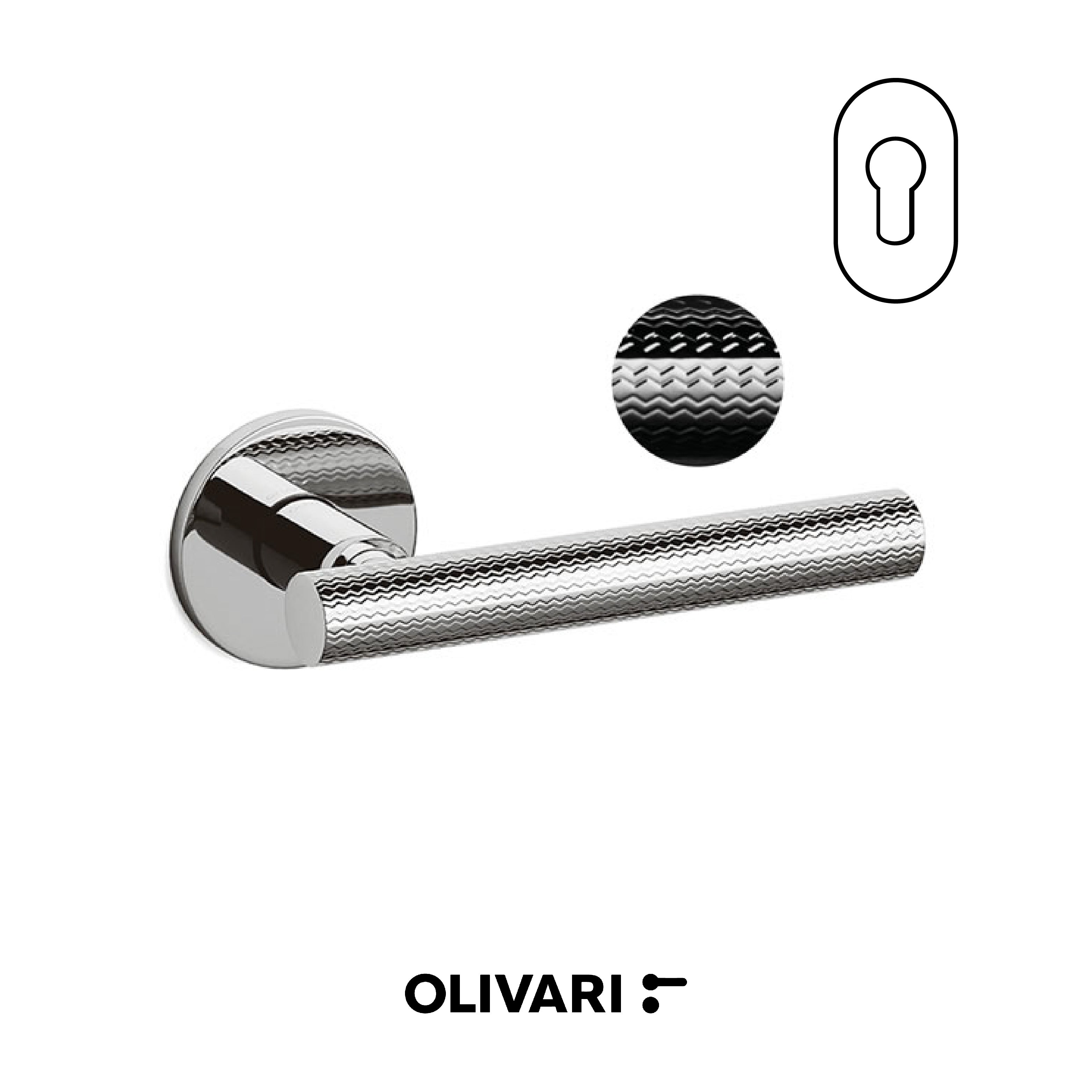 Atena Rank - Olivari Maniglia per porta interna - Imhoff Handles