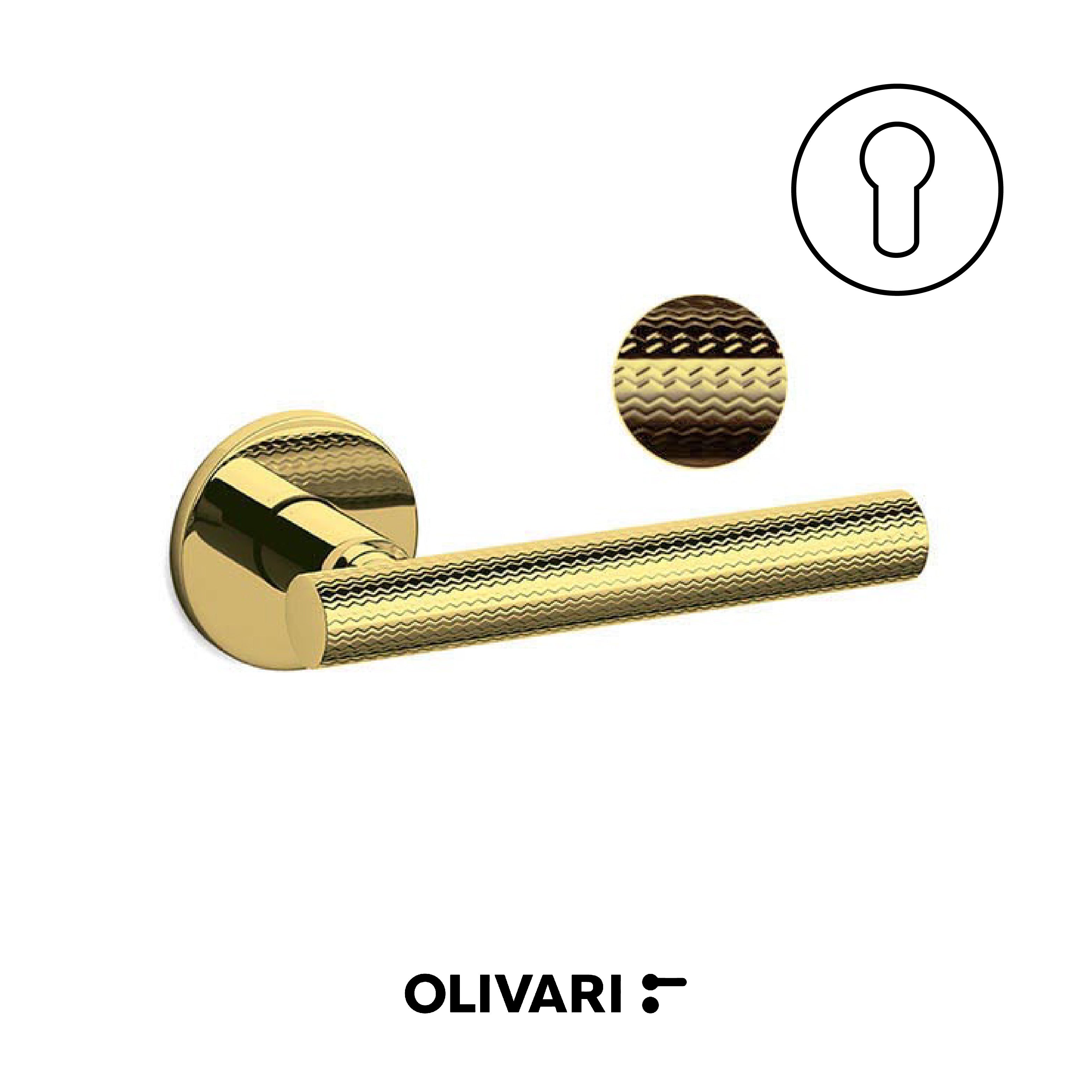 Atena Rank - Olivari Maniglia per porta interna - Imhoff Handles