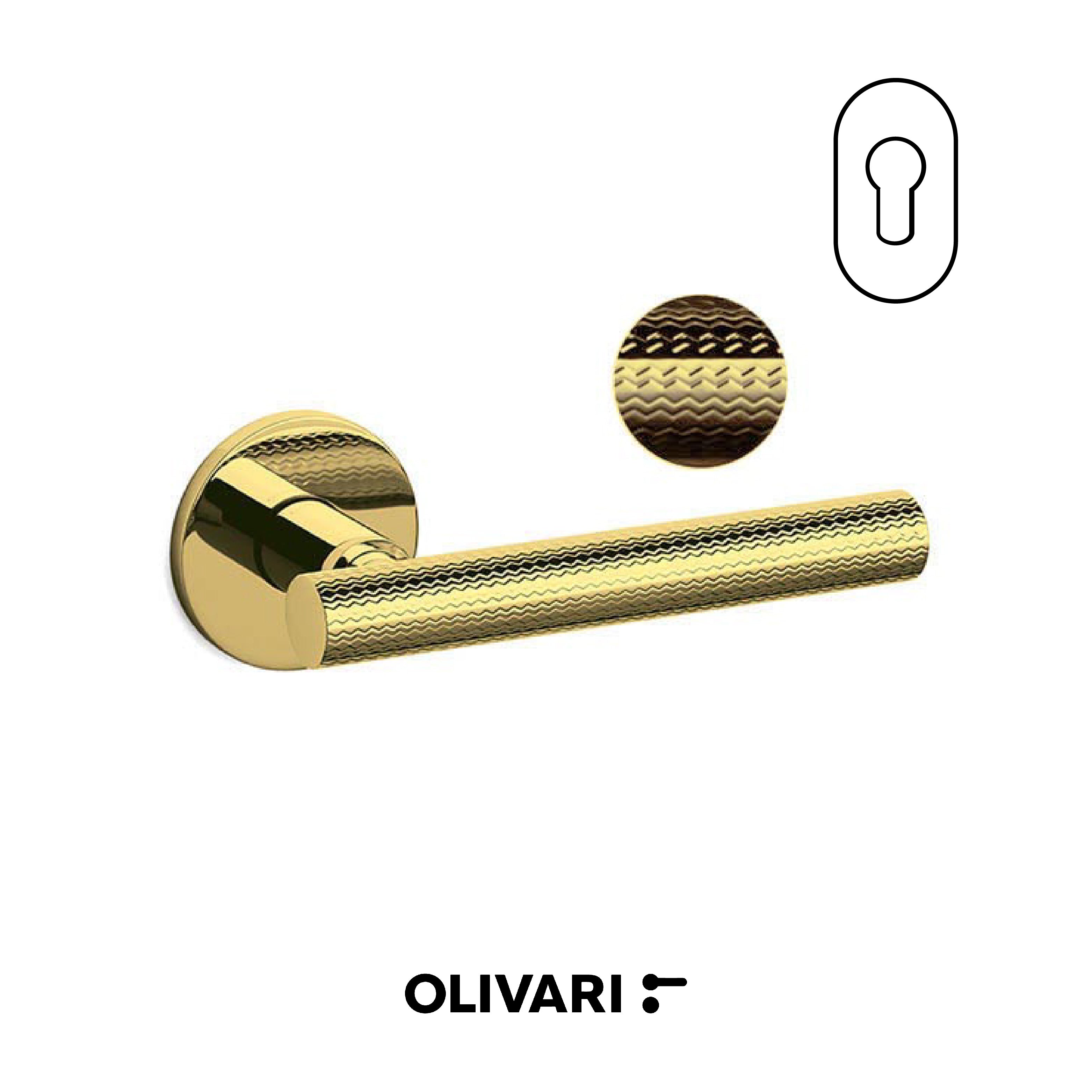 Atena Rank - Olivari Maniglia per porta interna - Imhoff Handles