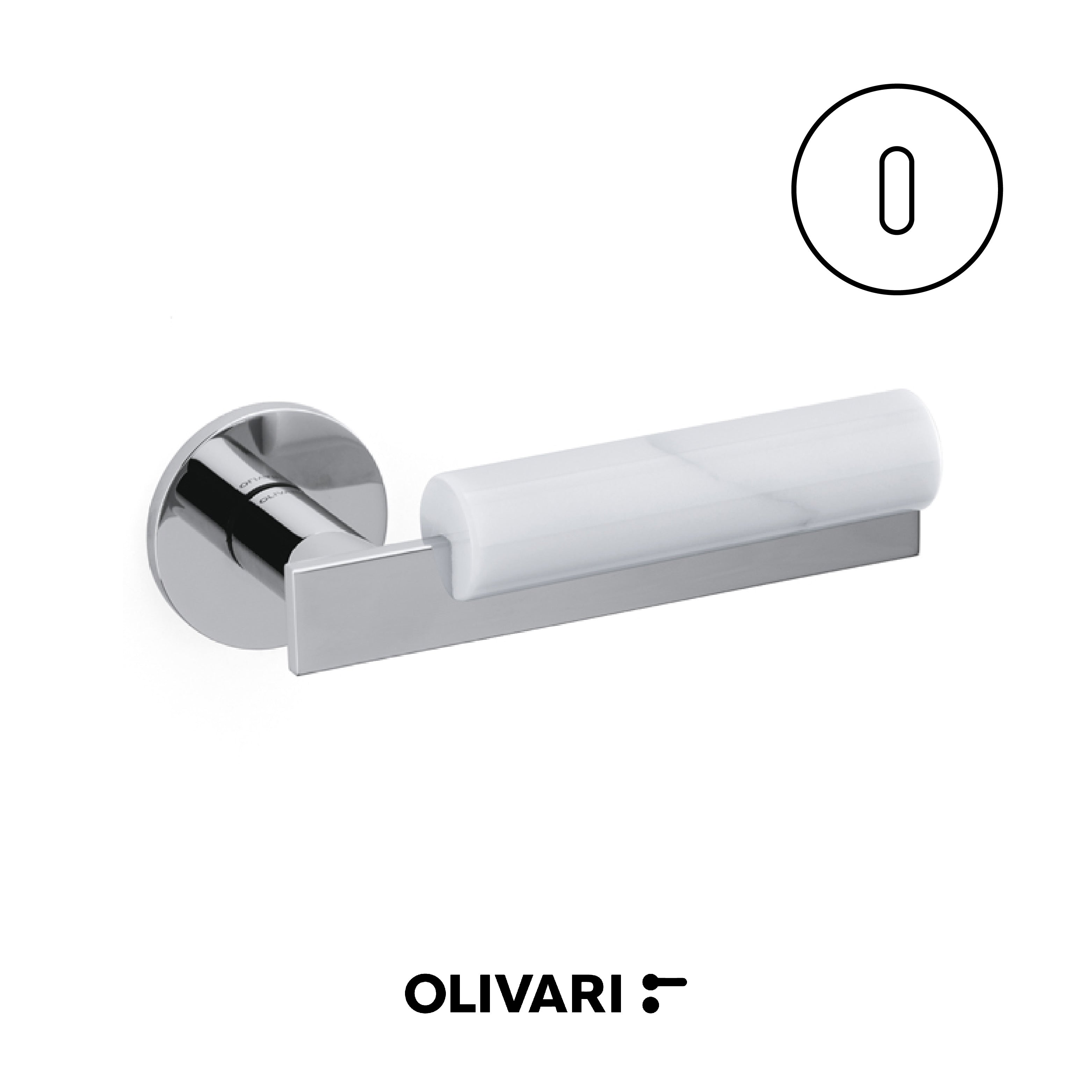 Bau - Olivari Maniglia per porta interna - Imhoff Handles