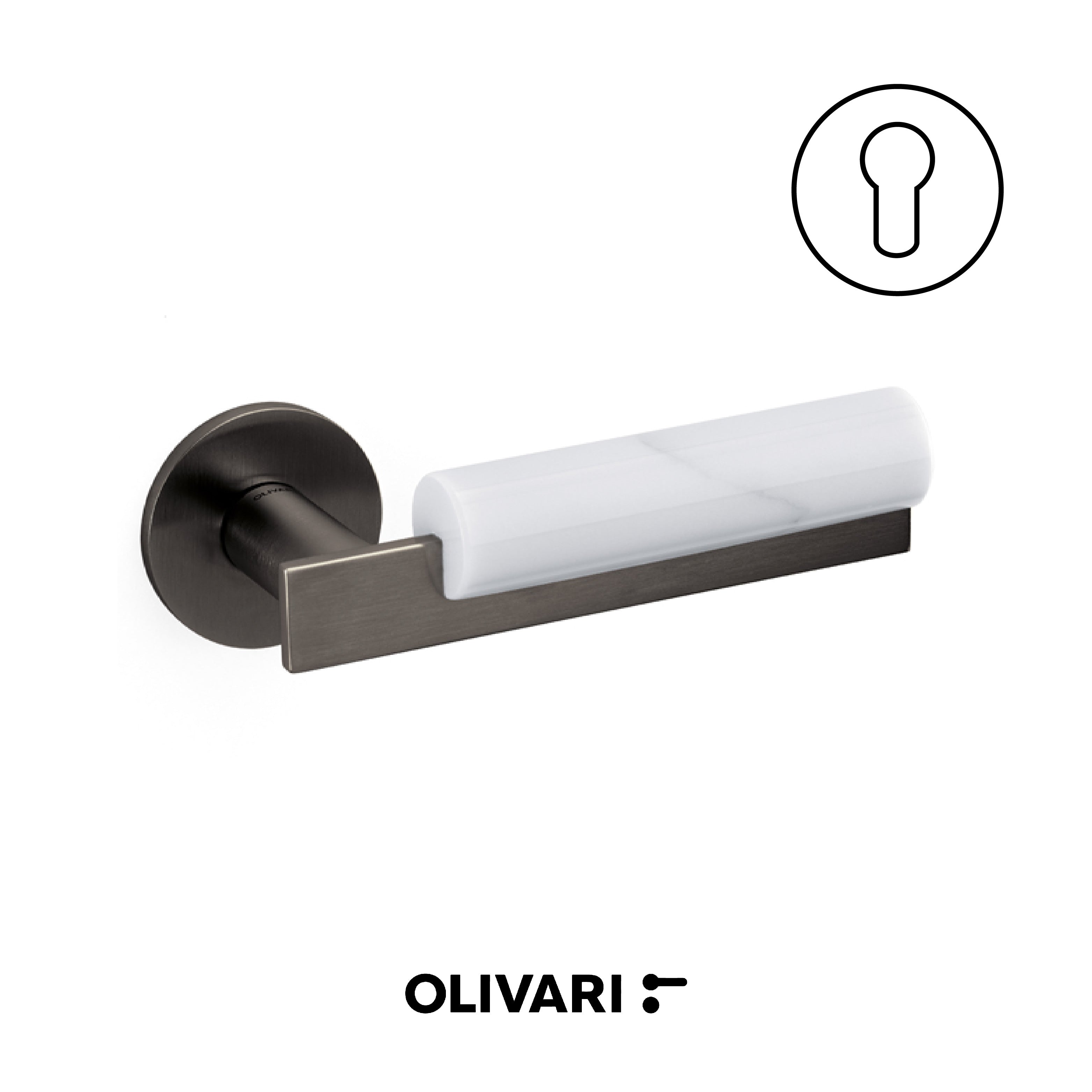 Bau - Olivari Maniglia per porta interna - Imhoff Handles