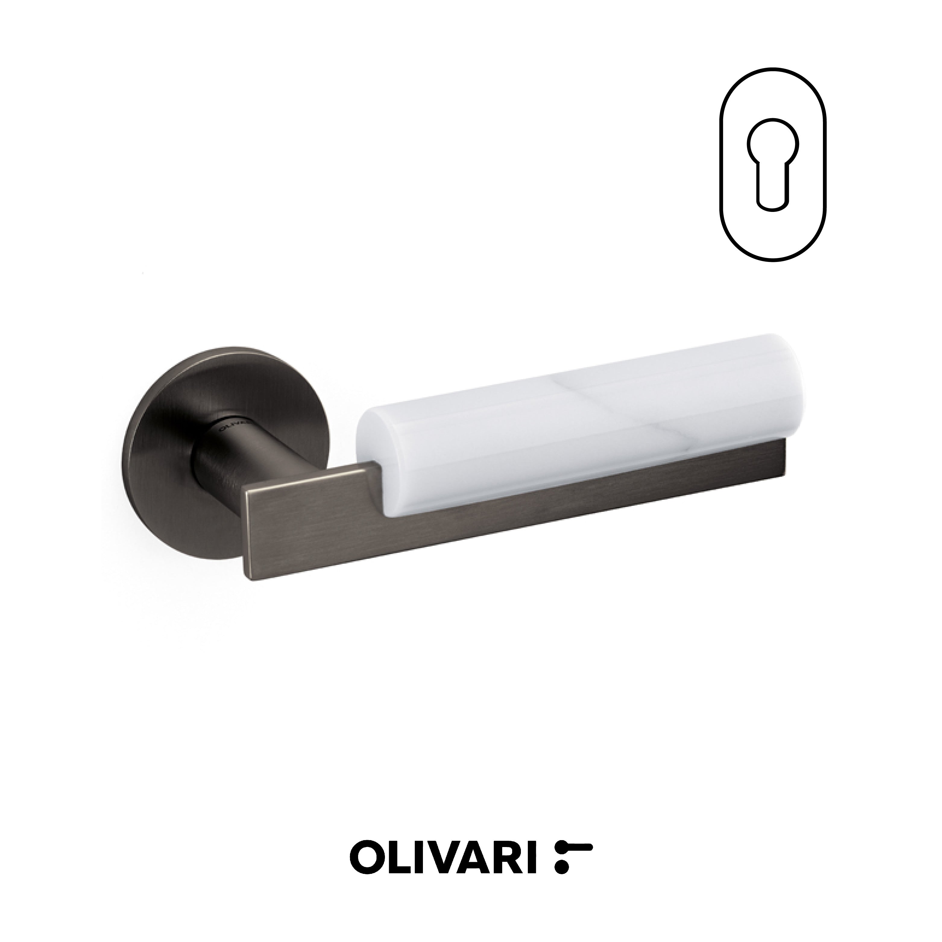Bau - Olivari Maniglia per porta interna - Imhoff Handles