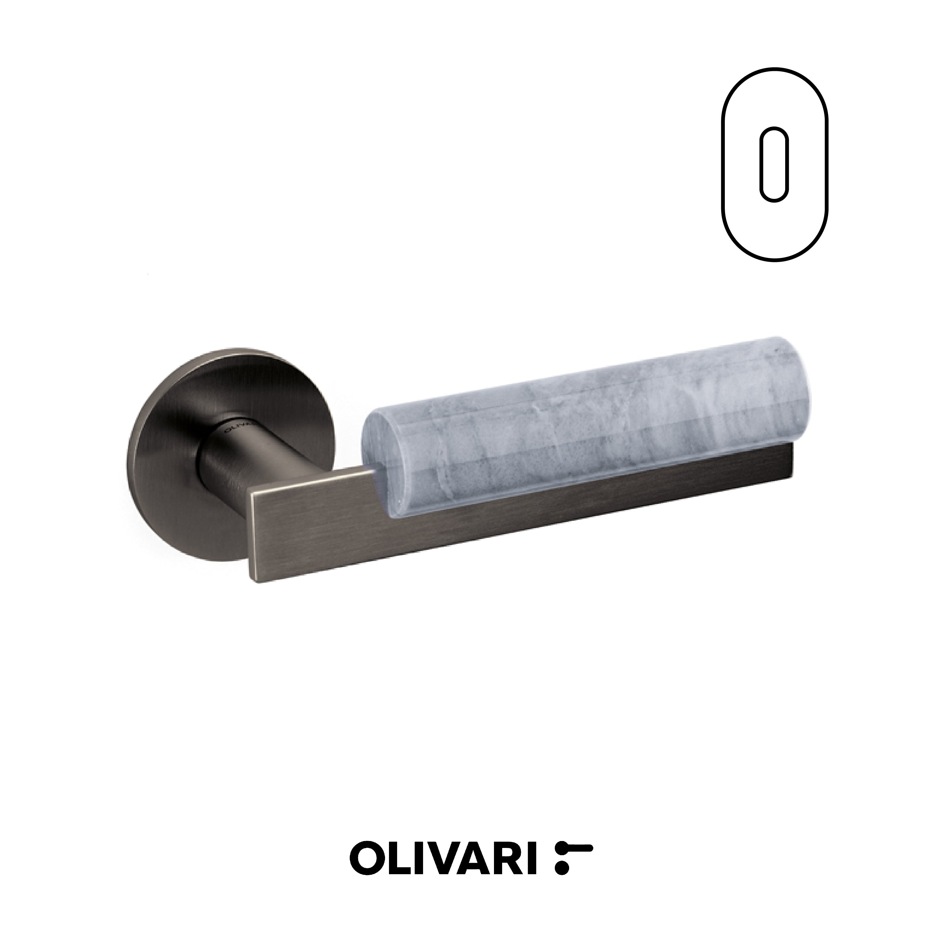 Bau - Olivari Maniglia per porta interna - Imhoff Handles