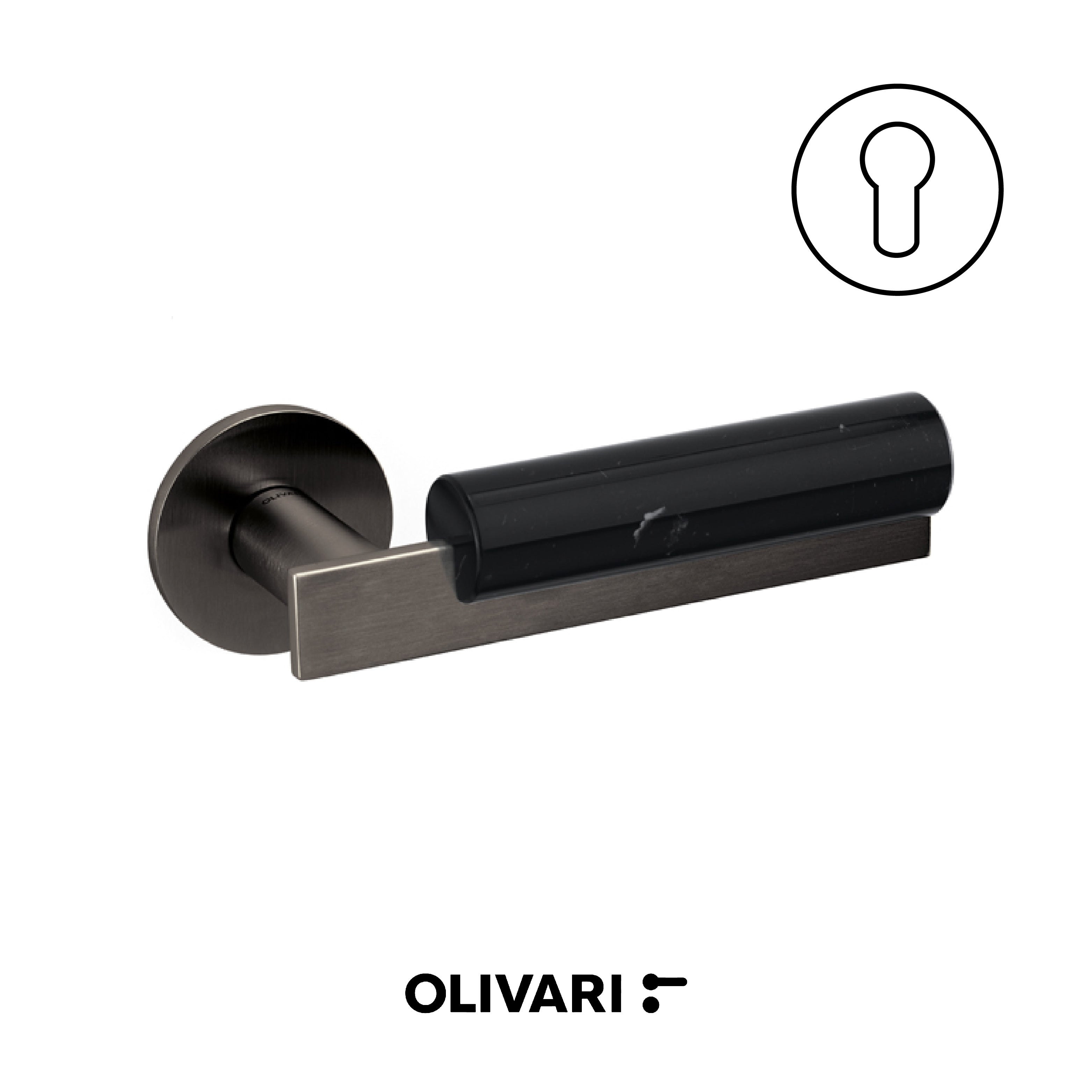Bau - Olivari Maniglia per porta interna - Imhoff Handles