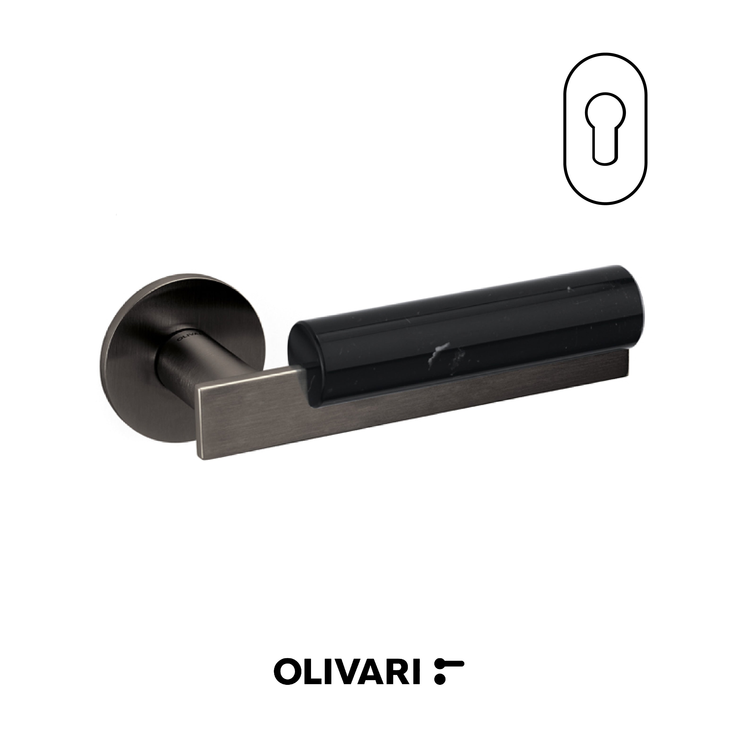 Bau - Olivari Maniglia per porta interna - Imhoff Handles