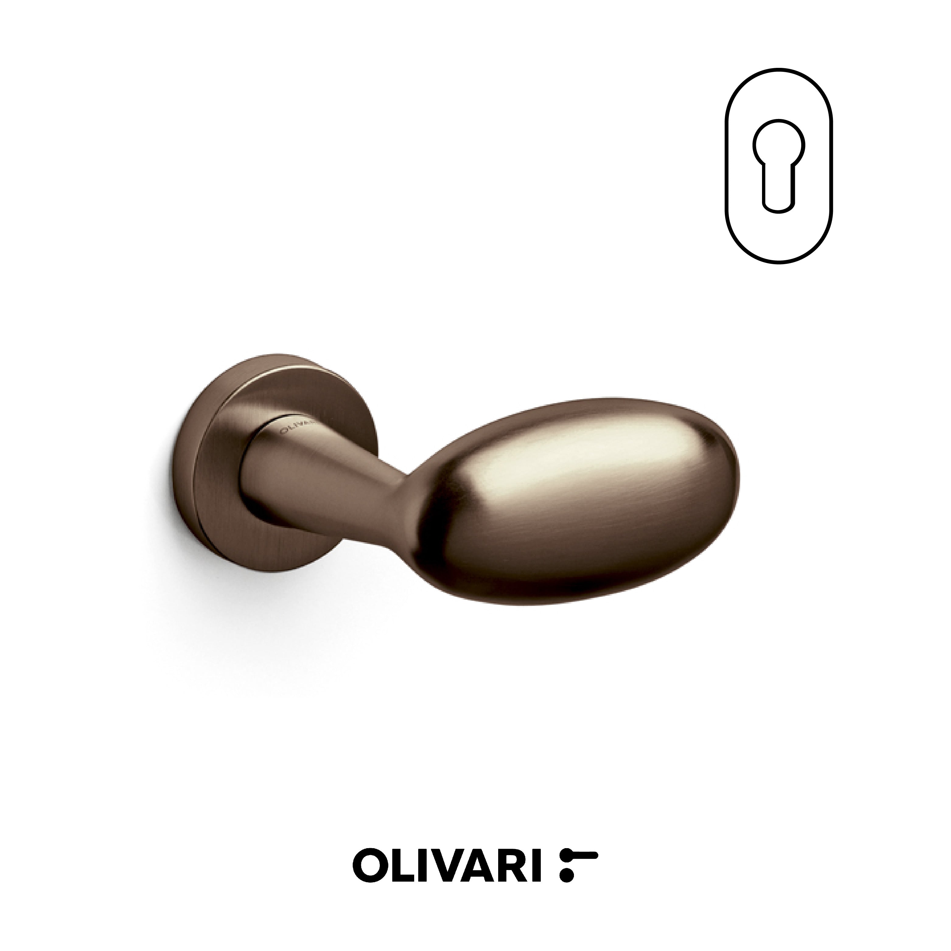 Blindo - Olivari Maniglia per porta interna - Imhoff Handles