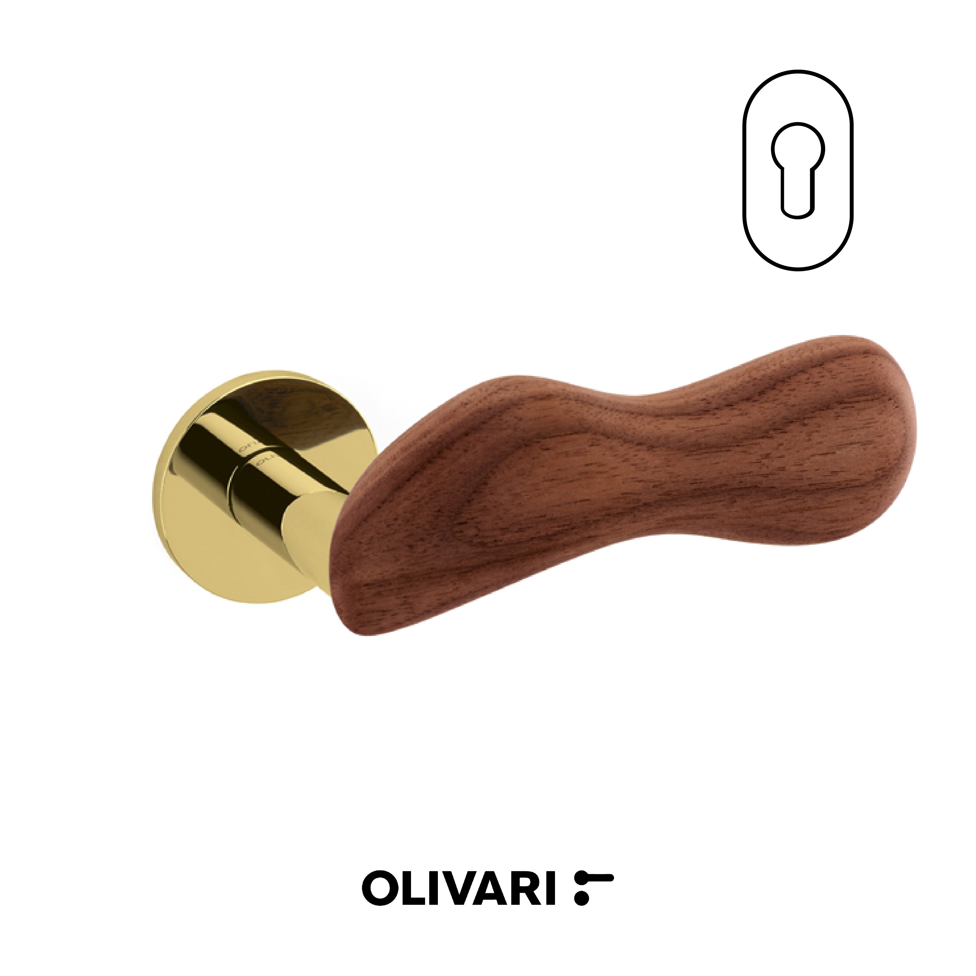 Chelsea legno - Olivari Maniglia per porta interna