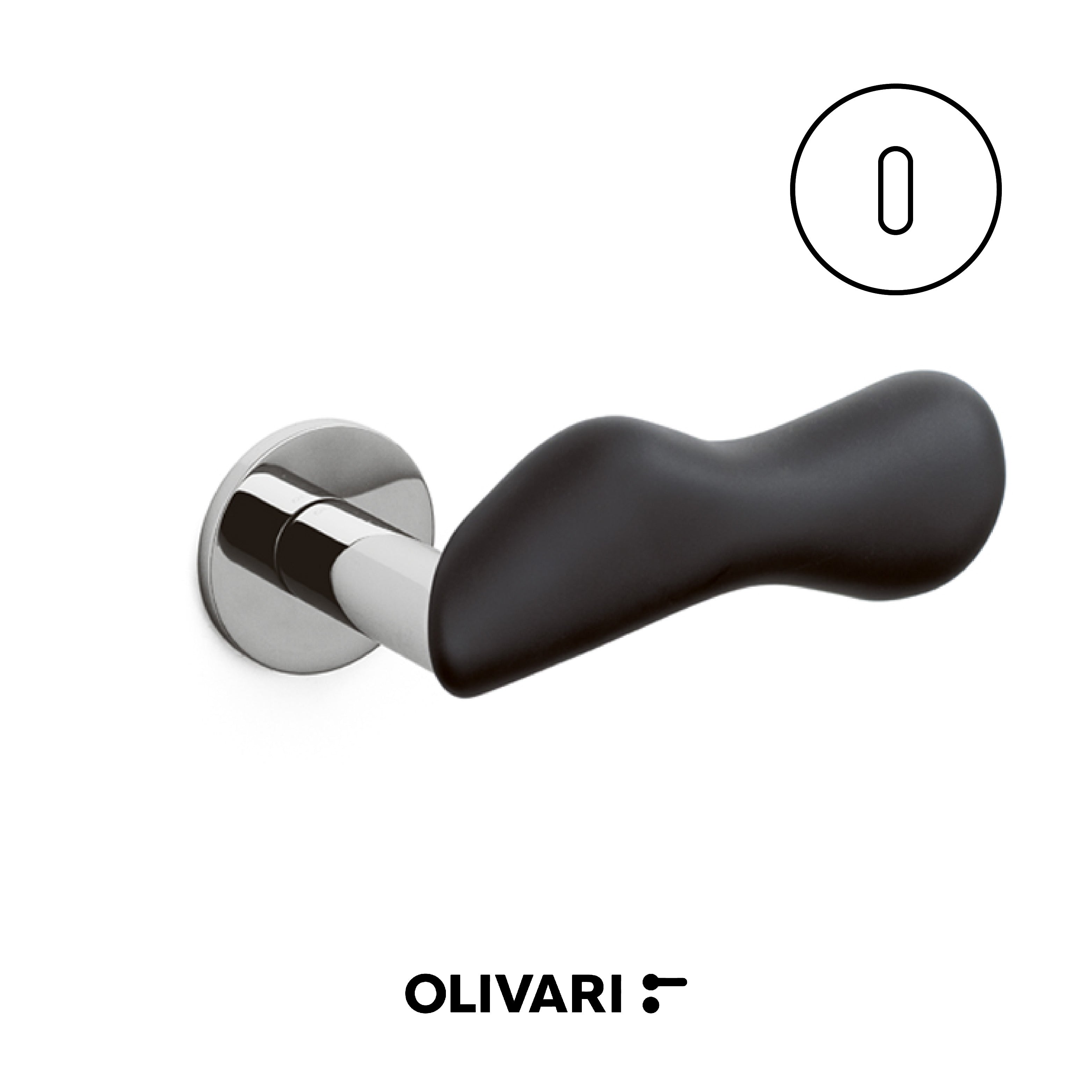 Chelsea Porcellana - Olivari maniglia per porta interna - Imhoff Handles