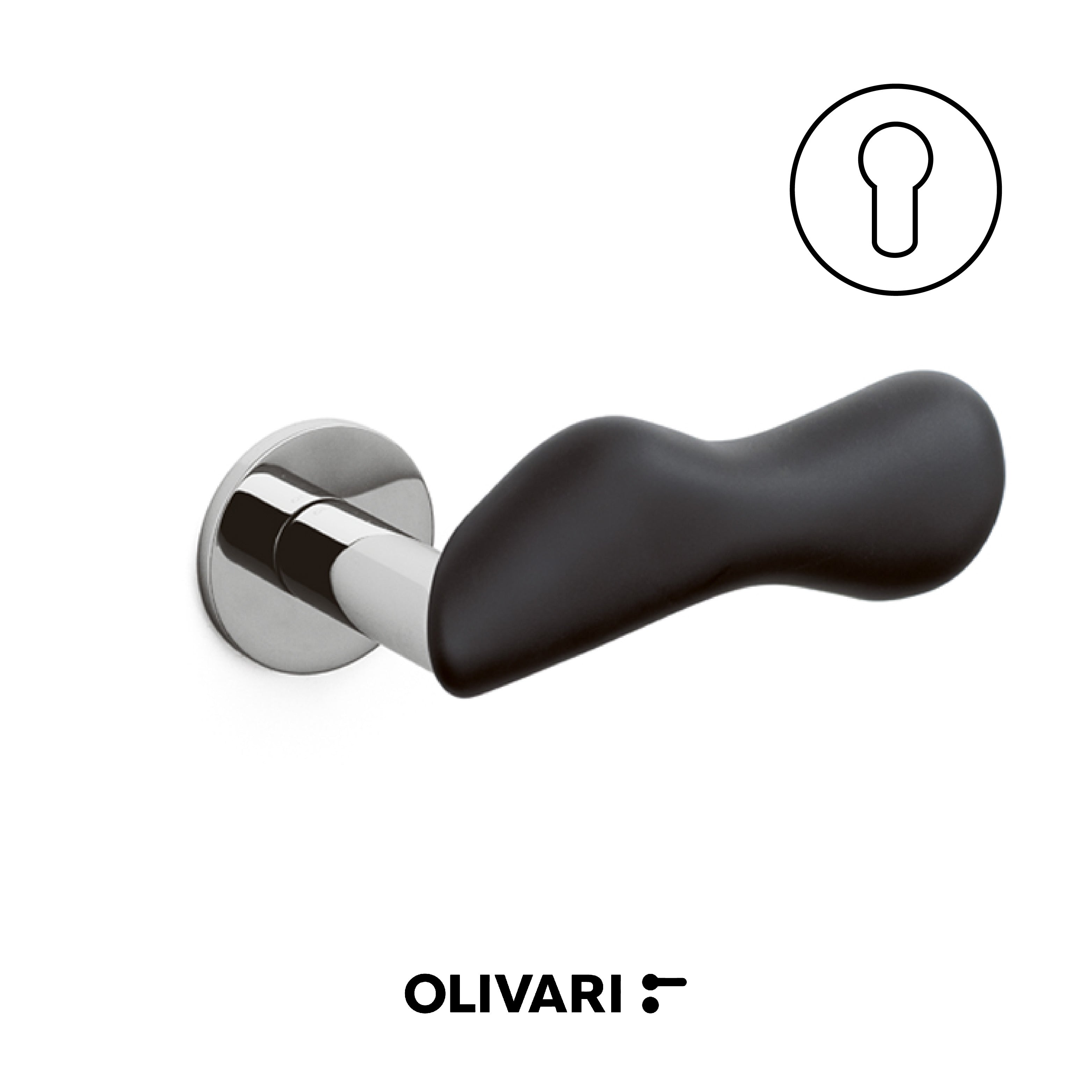 Chelsea Porcellana - Olivari maniglia per porta interna - Imhoff Handles