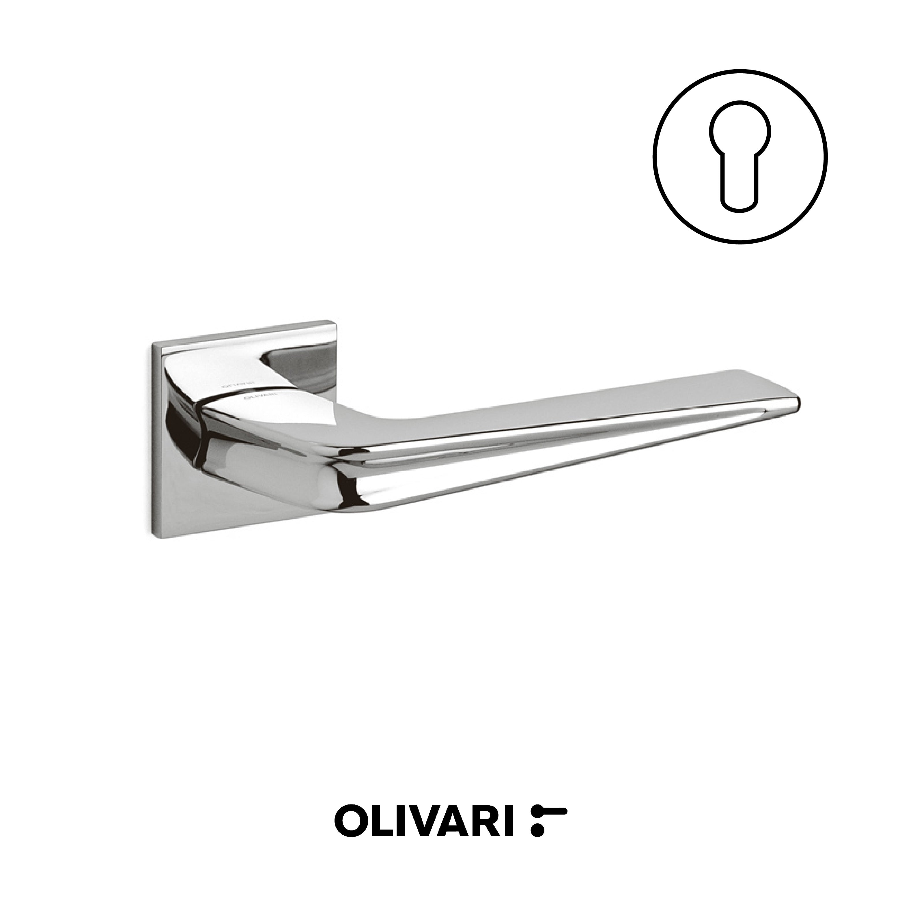 Chevron - Olivari maniglia per porta interna - Imhoff Handles