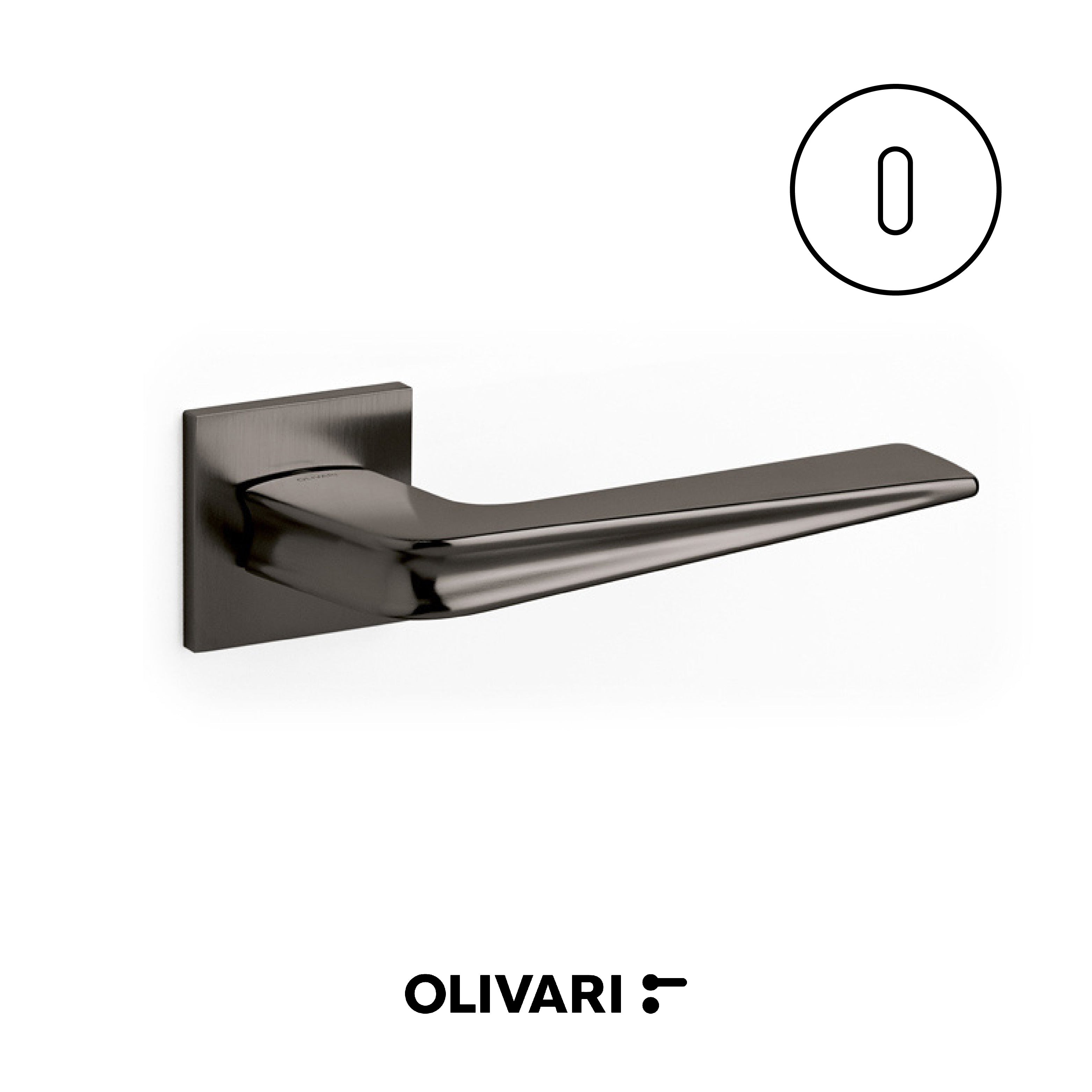 Chevron - Olivari maniglia per porta interna - Imhoff Handles