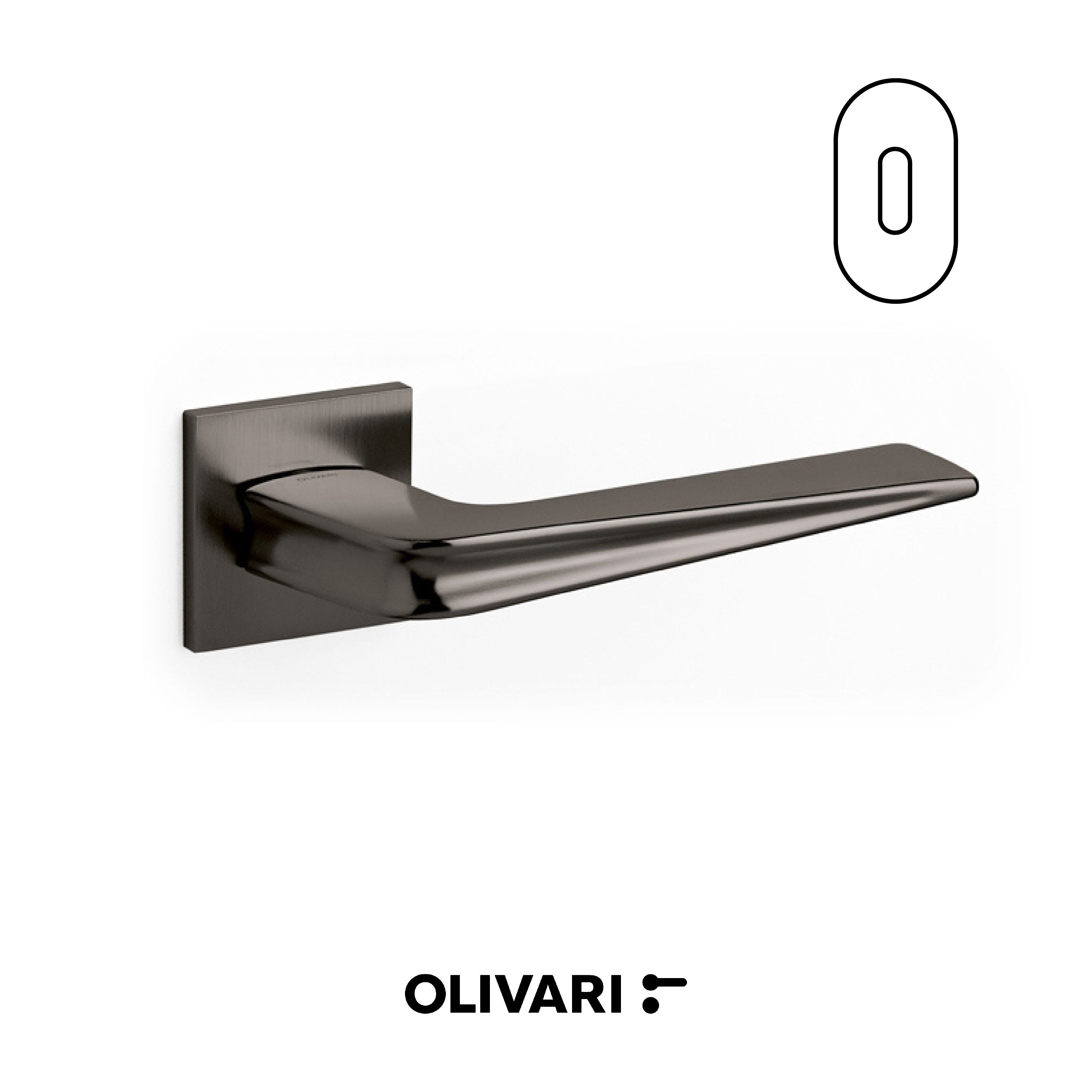 Chevron - Olivari maniglia per porta interna - Imhoff Handles