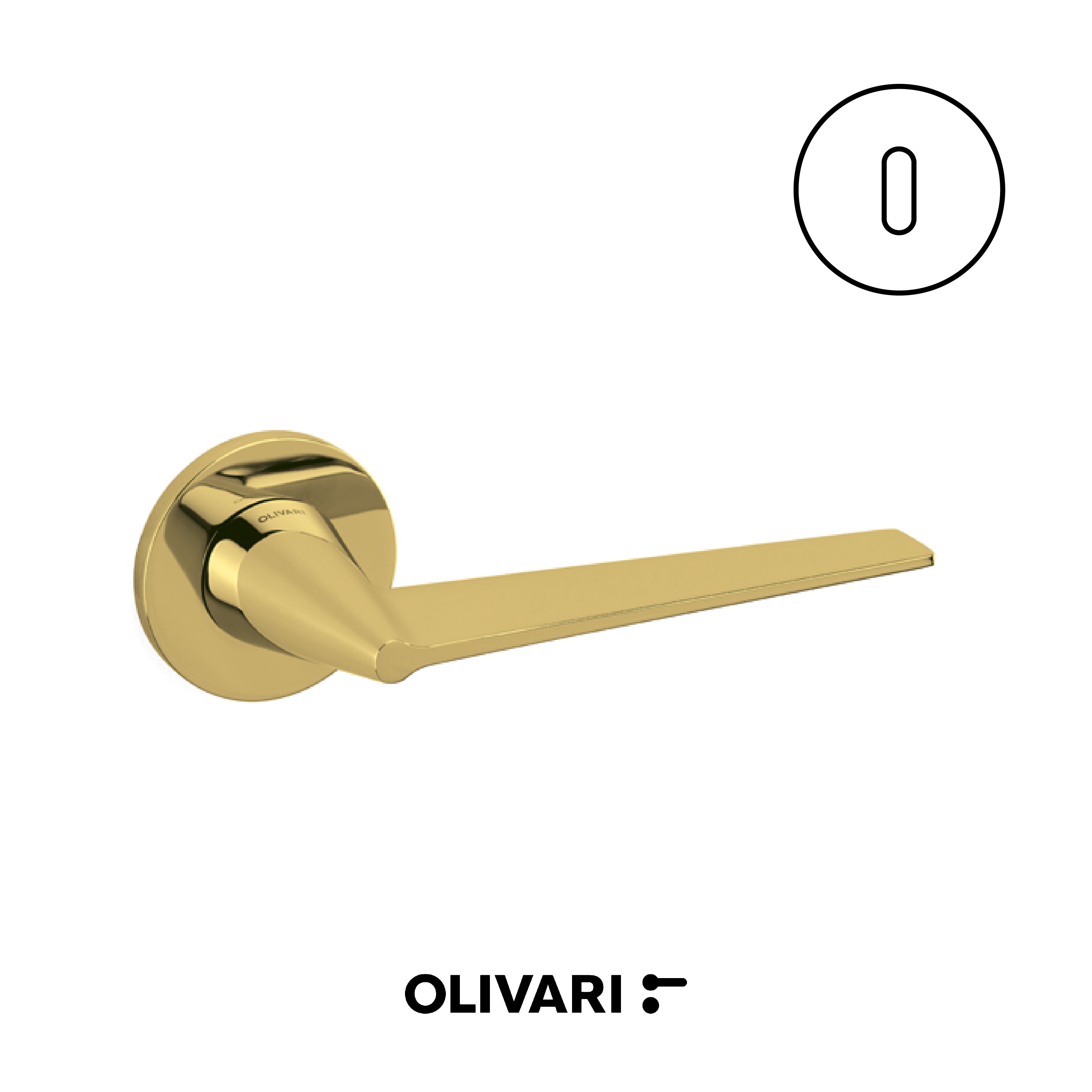Cono - Olivari Maniglia per porta interna - Imhoff Handles