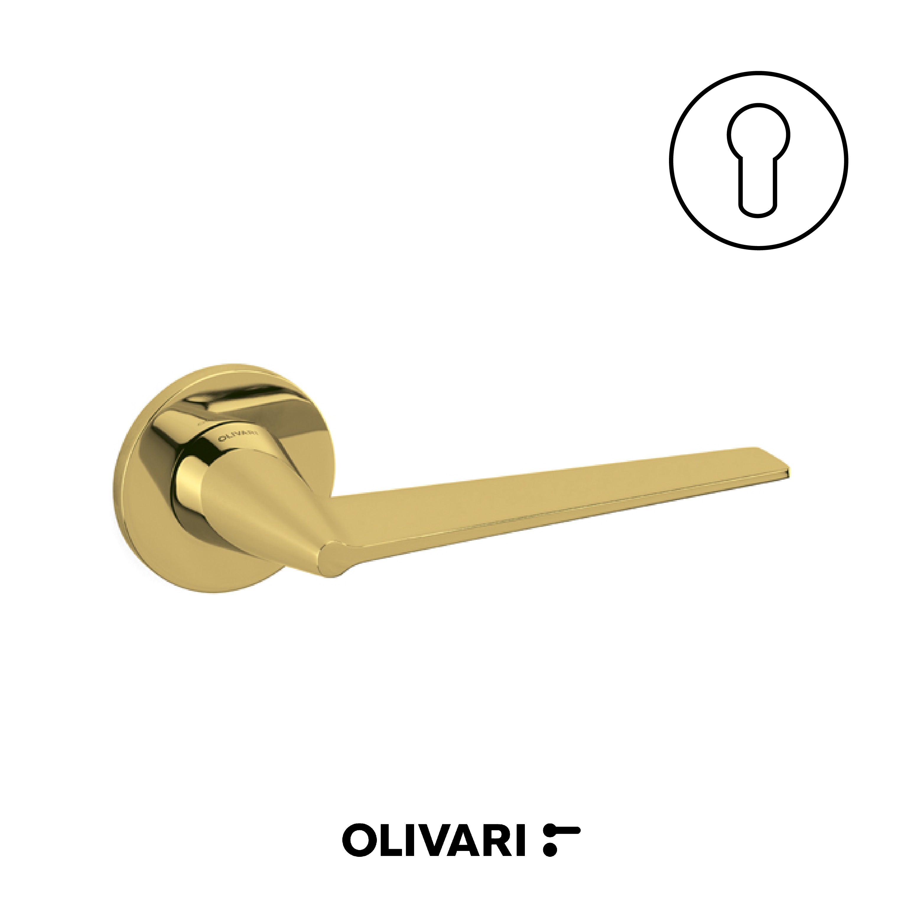 Cono - Olivari Maniglia per porta interna - Imhoff Handles