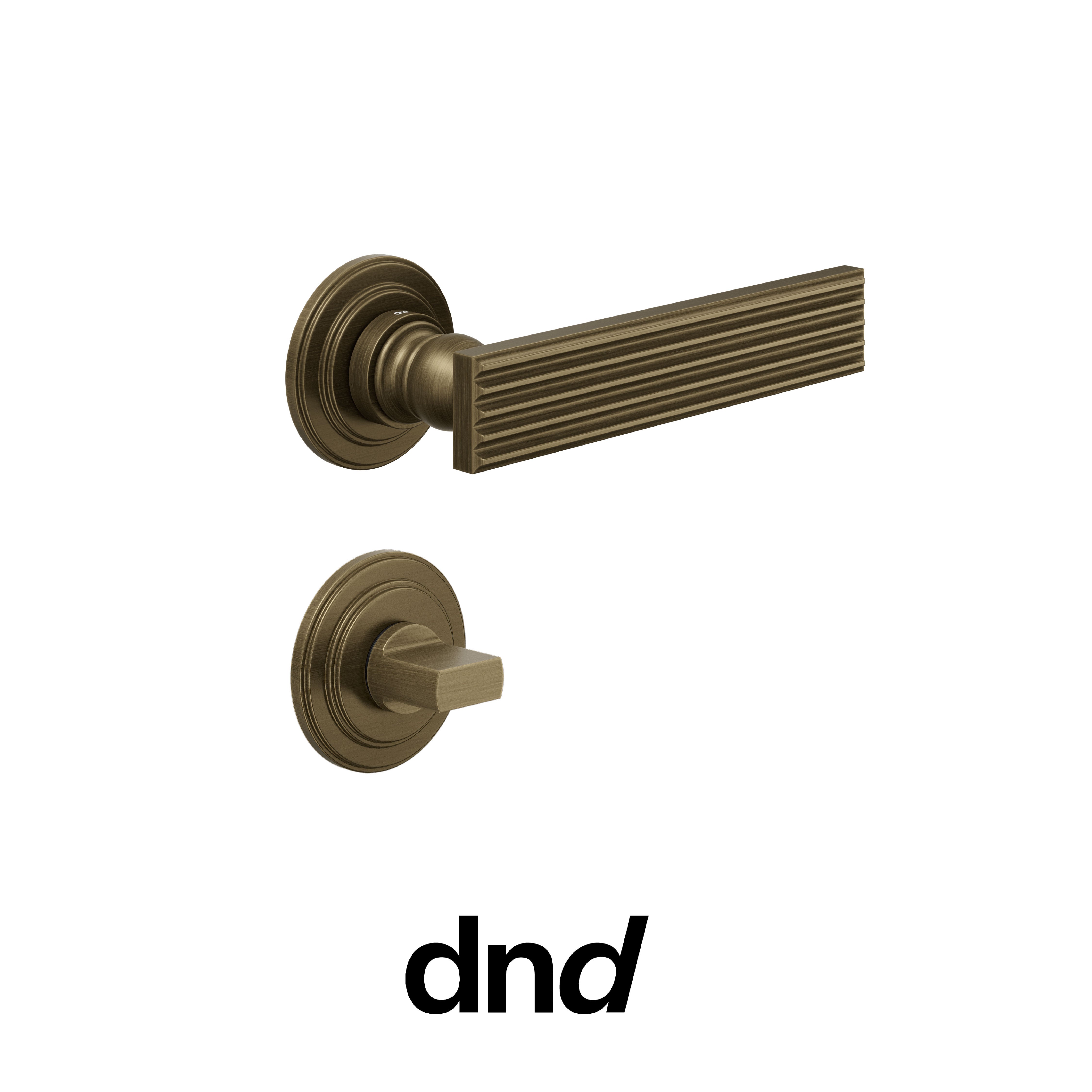 DND Eleonora - Maniglia per porta interna - OGH - Bronzo satinato opaco / Lucrezia / Nottolino