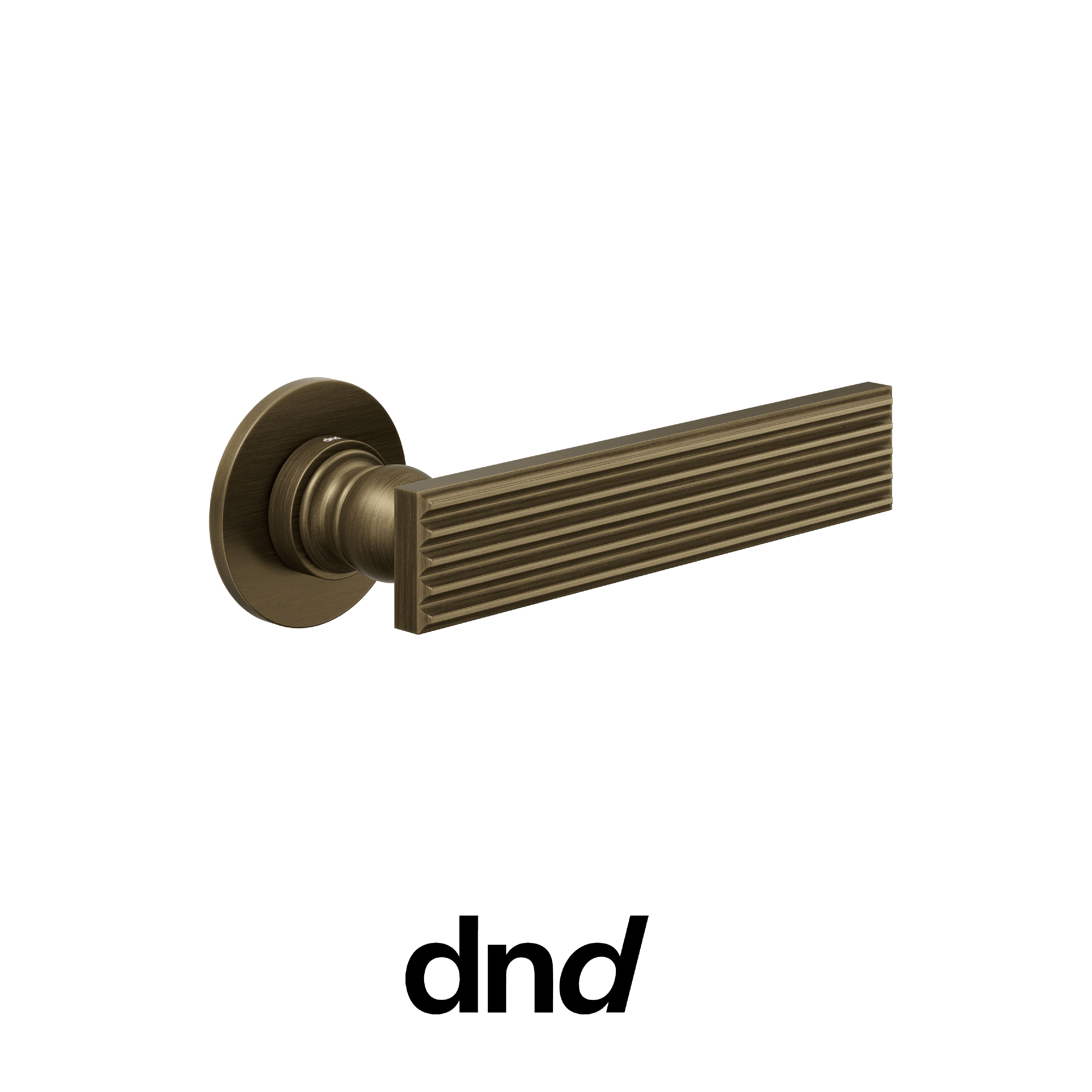 DND Eleonora - Maniglia per porta interna - OGH - Bronzo satinato opaco / Fine tonda Ø 50 - 4 mm / No