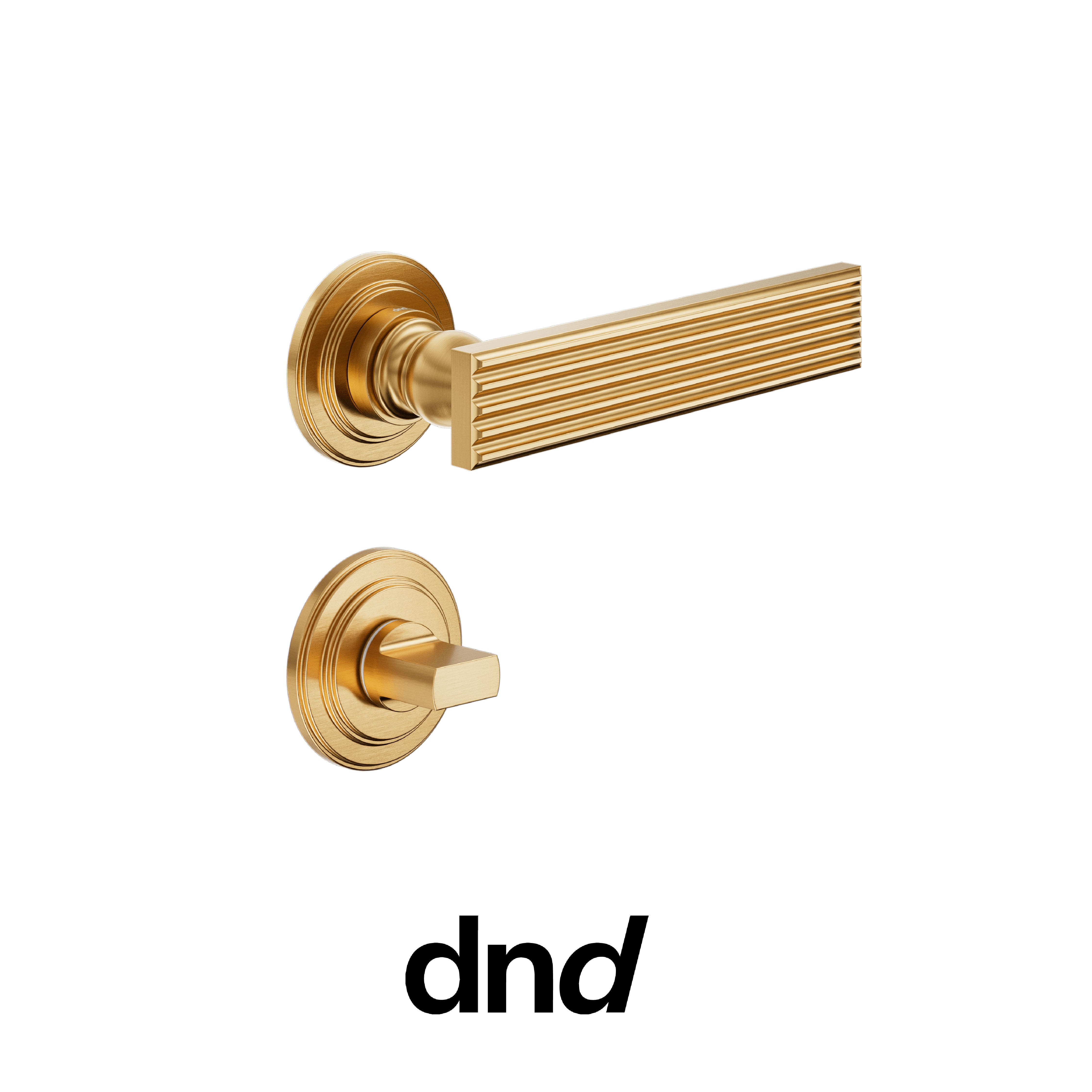 DND Eleonora - Maniglia per porta interna - OGH - Bronzo satinato opaco / Lucrezia / No