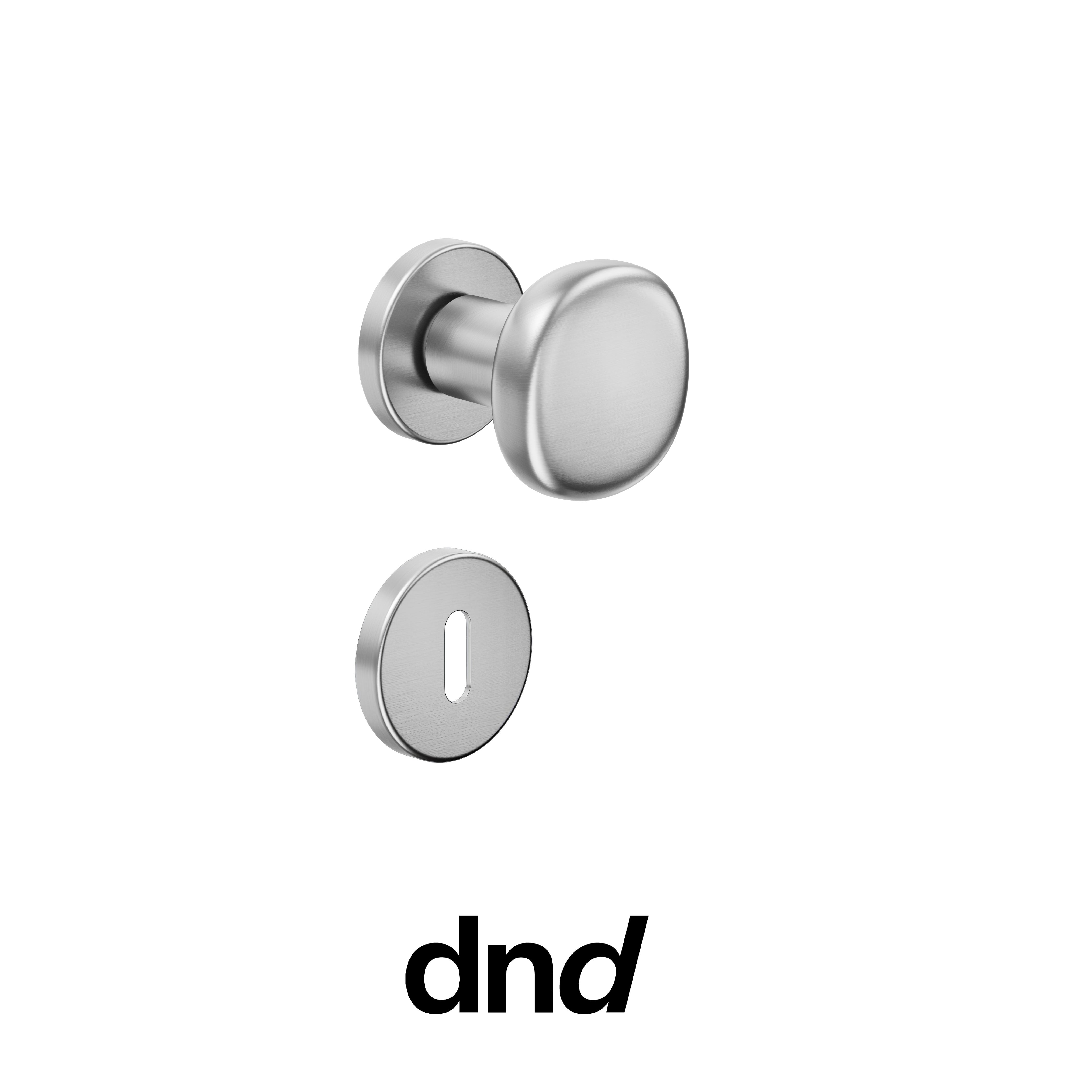 DND Olive - Pomolo per porta interna - OCS - Cromo satinato / Vis Tonda Ø 50 - 7 mm / Patent
