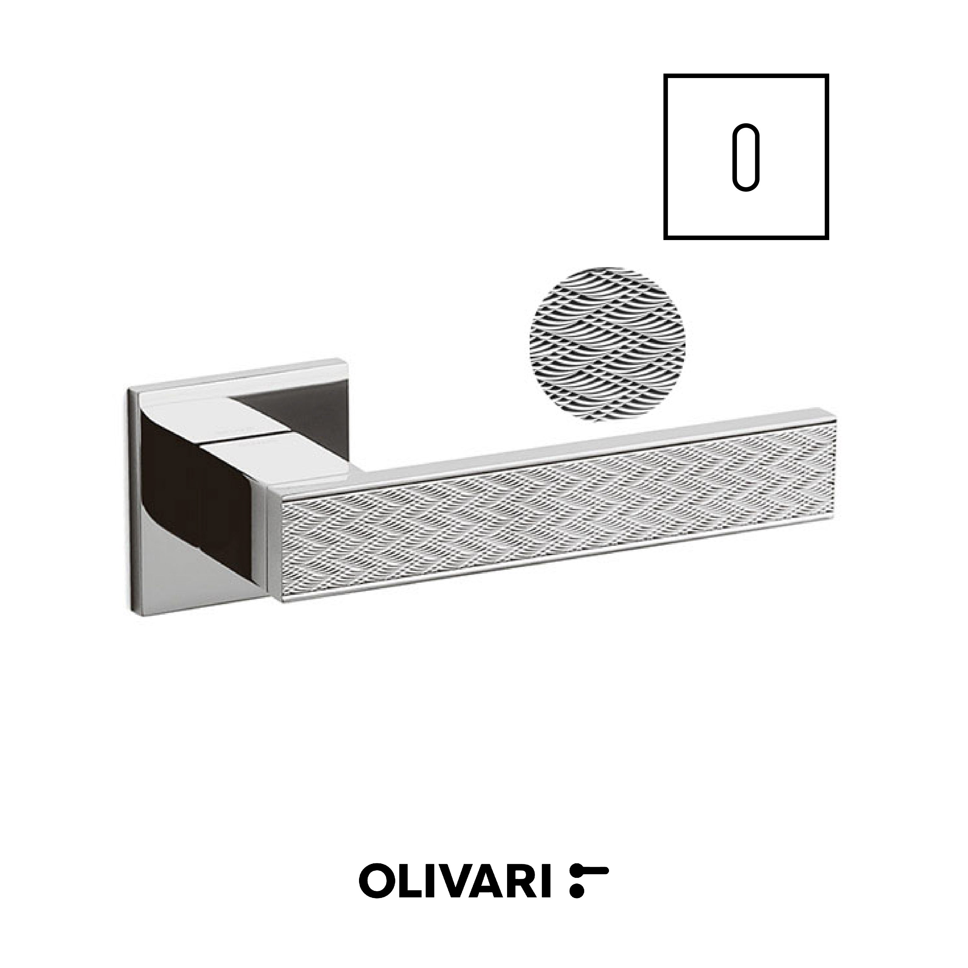 Diana Chevron - Olivari Maniglia per porta interna - Imhoff Handles