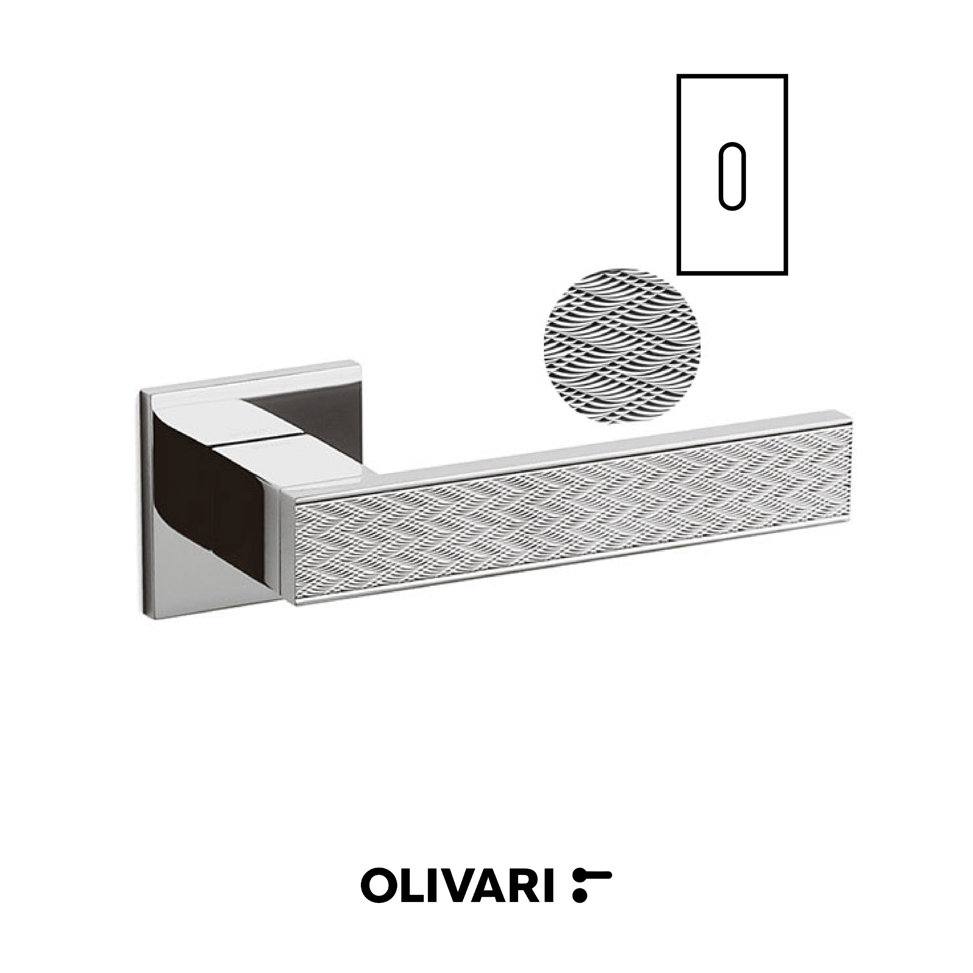 Diana Chevron - Olivari Maniglia per porta interna - Imhoff Handles