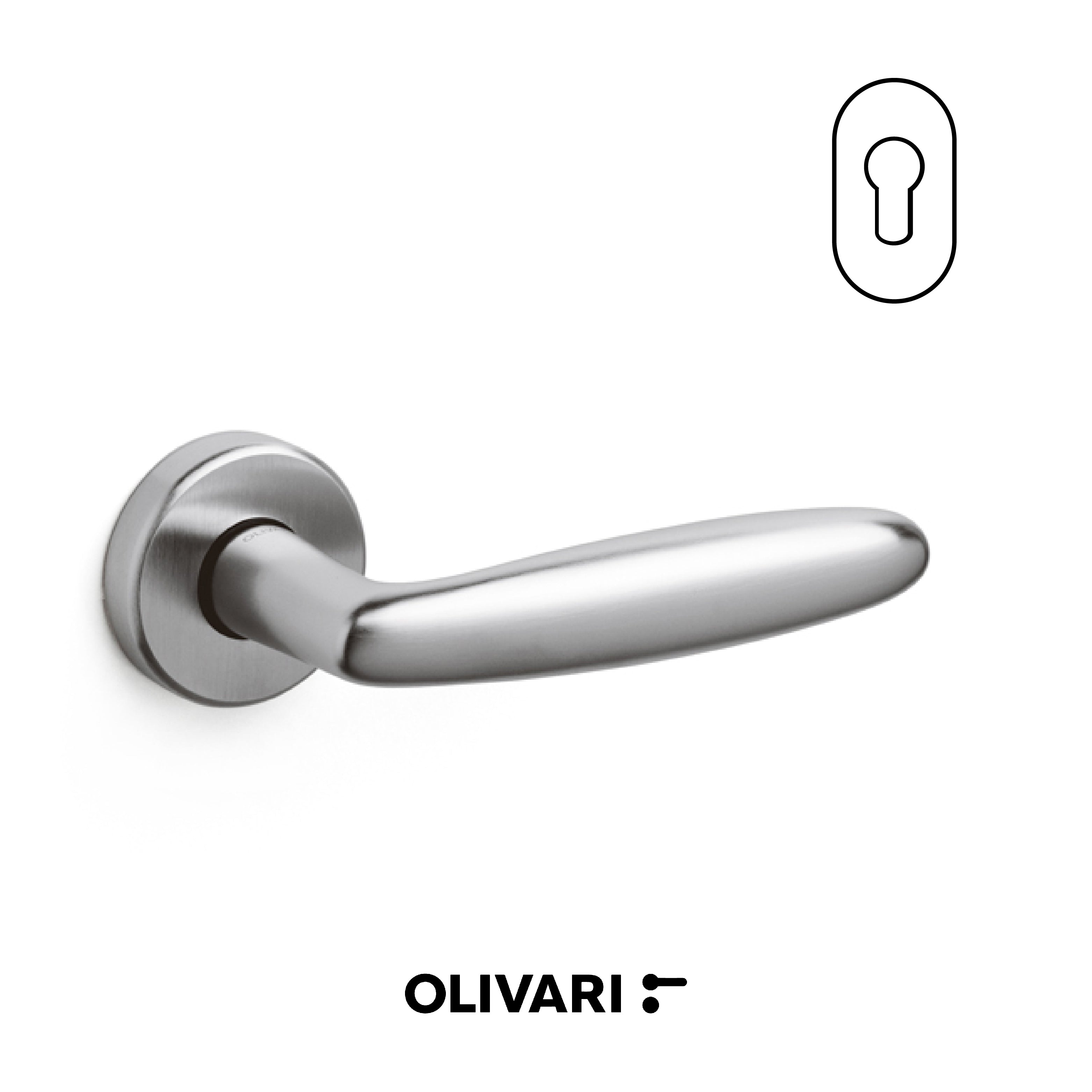 Flaminia - Olivari Maniglia per porta interna - Imhoff Handles