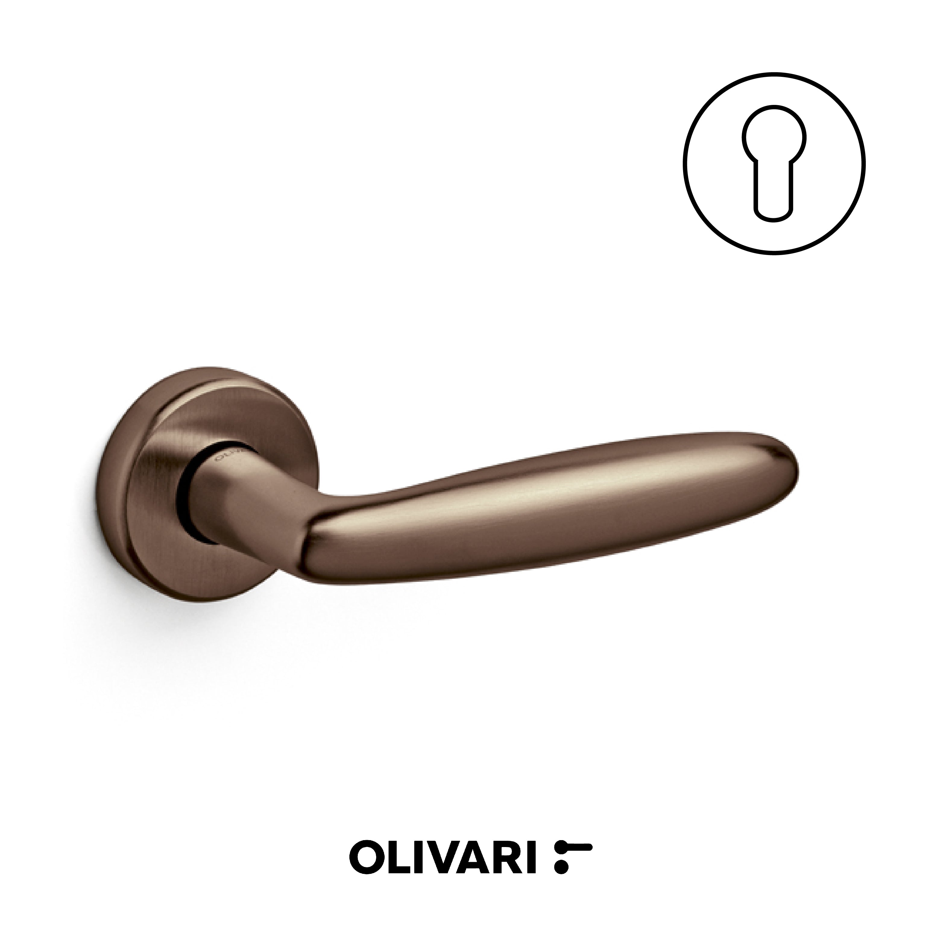 Flaminia - Olivari Maniglia per porta interna - Imhoff Handles