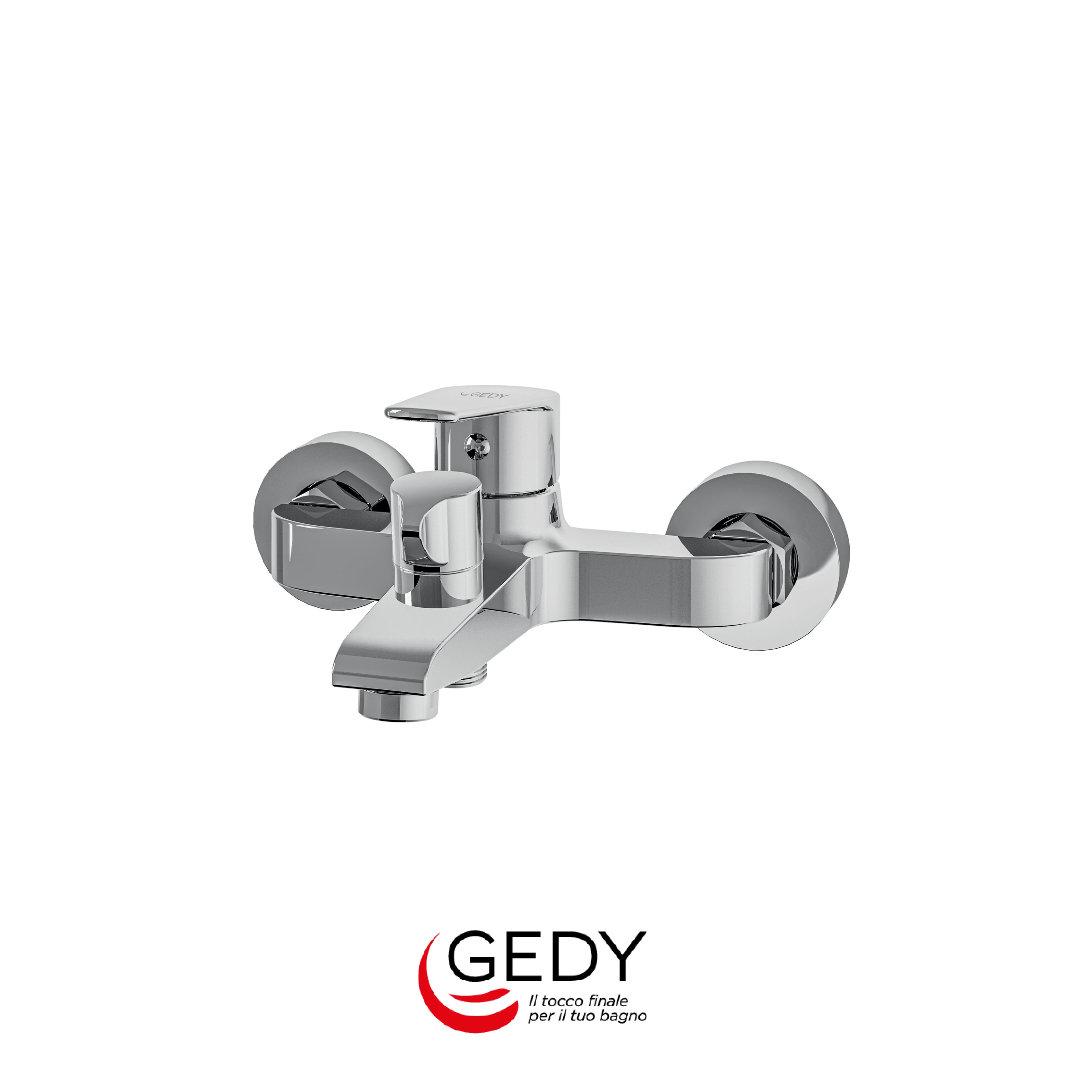 GEDY Como - Miscelatore monocomando esterno vasca - 13 - Cromato - chromed