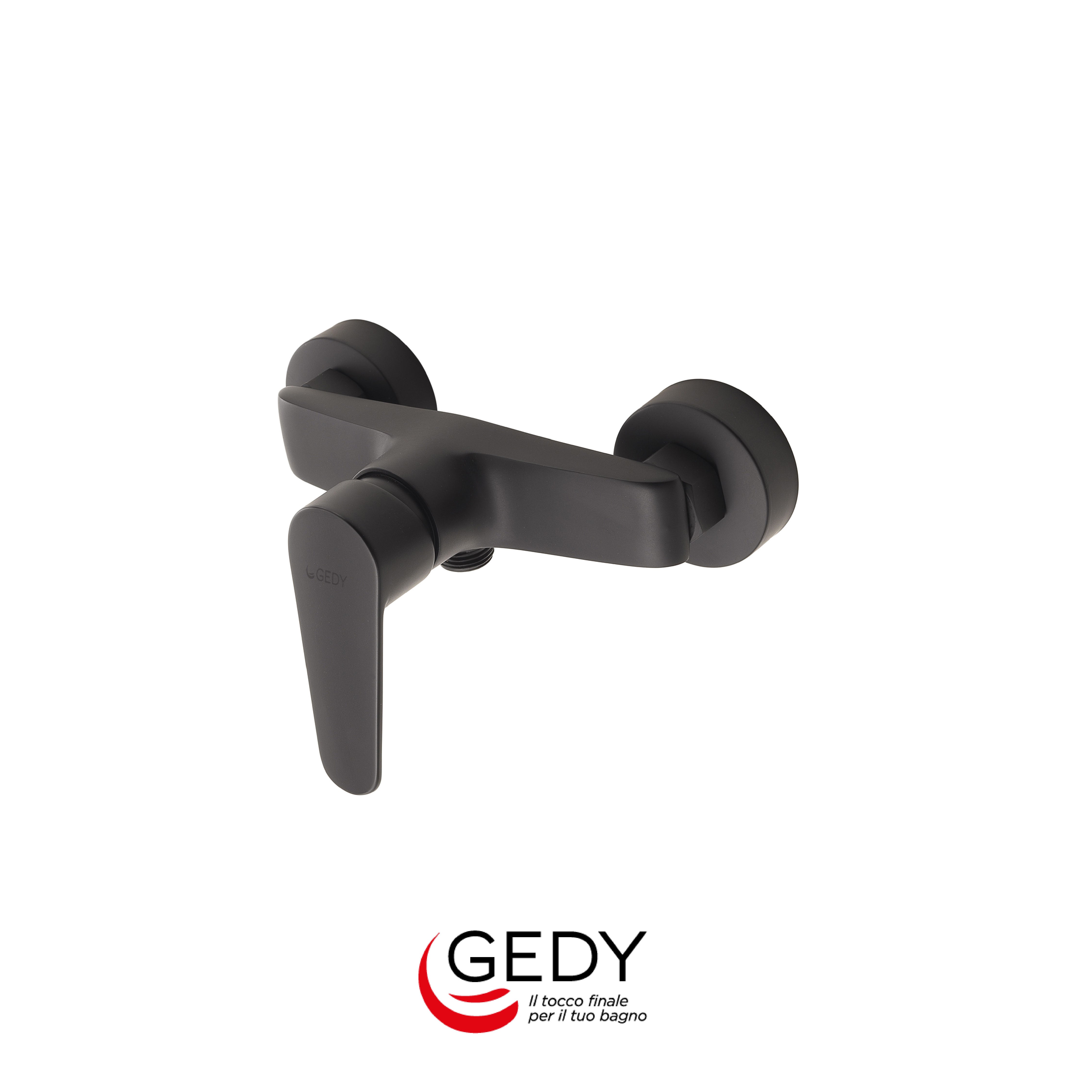 GEDY Como - Miscelatore monocomando esterno doccia - 14 - Nero matt