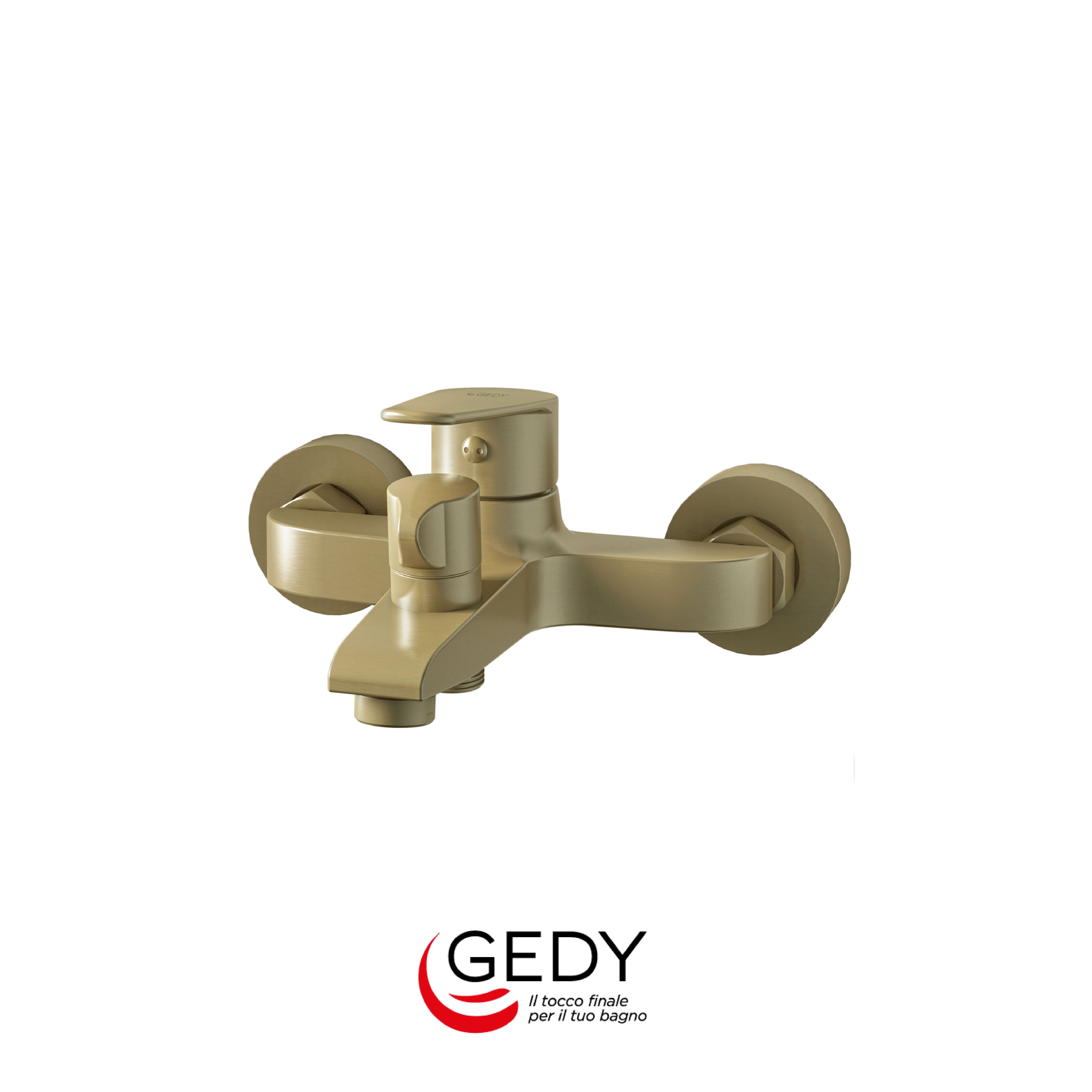 GEDY Como - Miscelatore monocomando esterno vasca - 88 - Oro matt