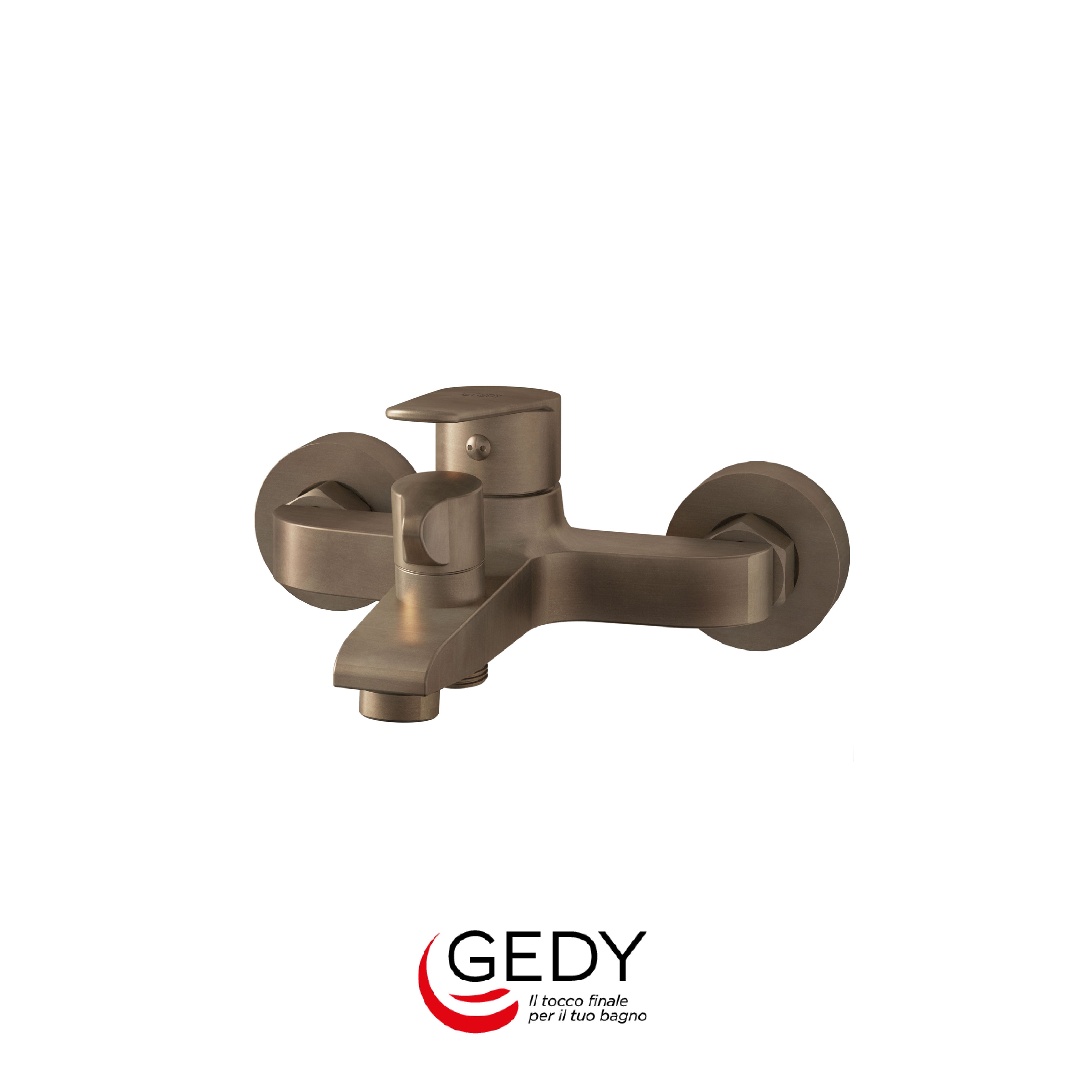 GEDY Como - Miscelatore monocomando esterno vasca - 82- Oro rosa