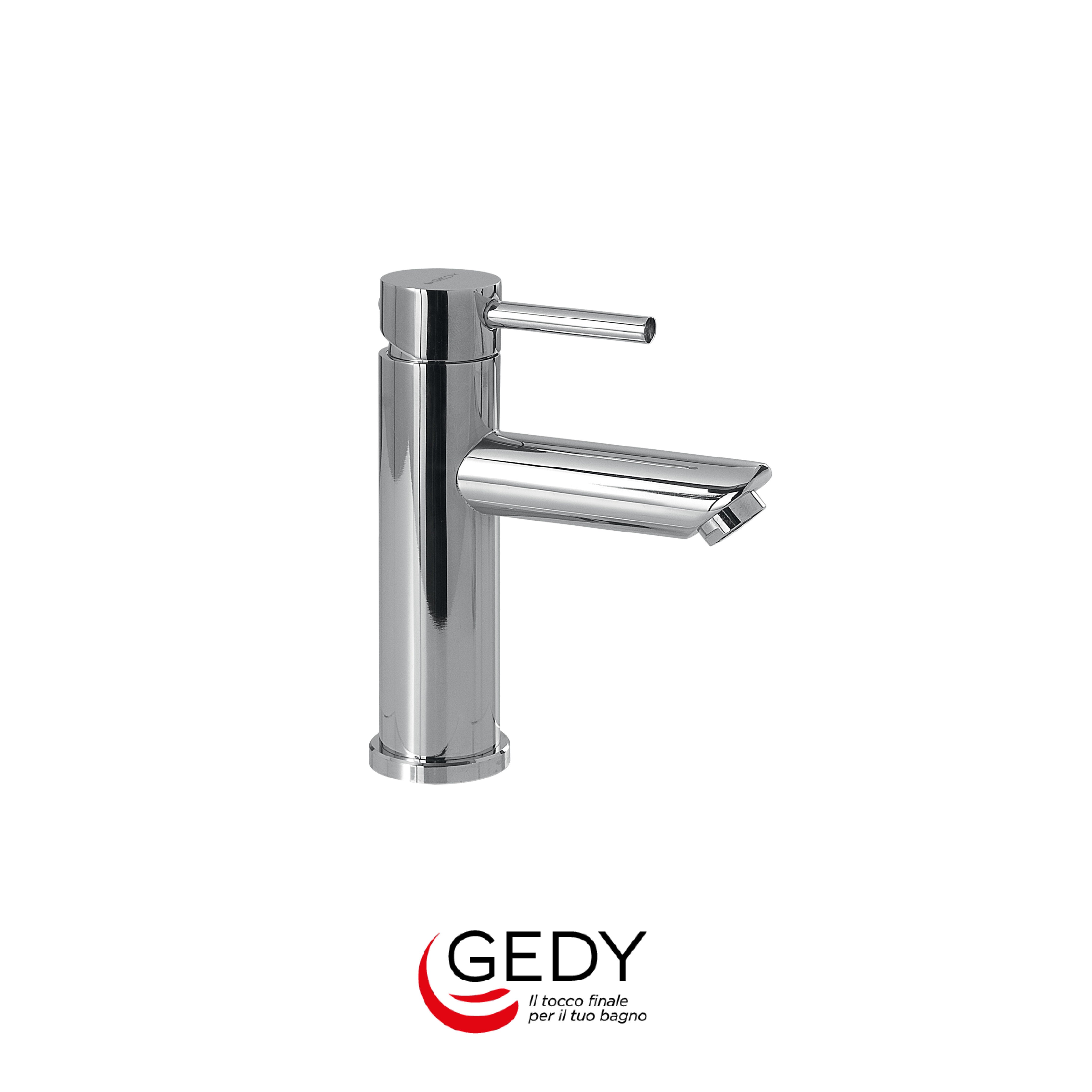 GEDY Garda - Miscelatore monocomando basso per lavabo bagno - 13 - Cromato - chromed
