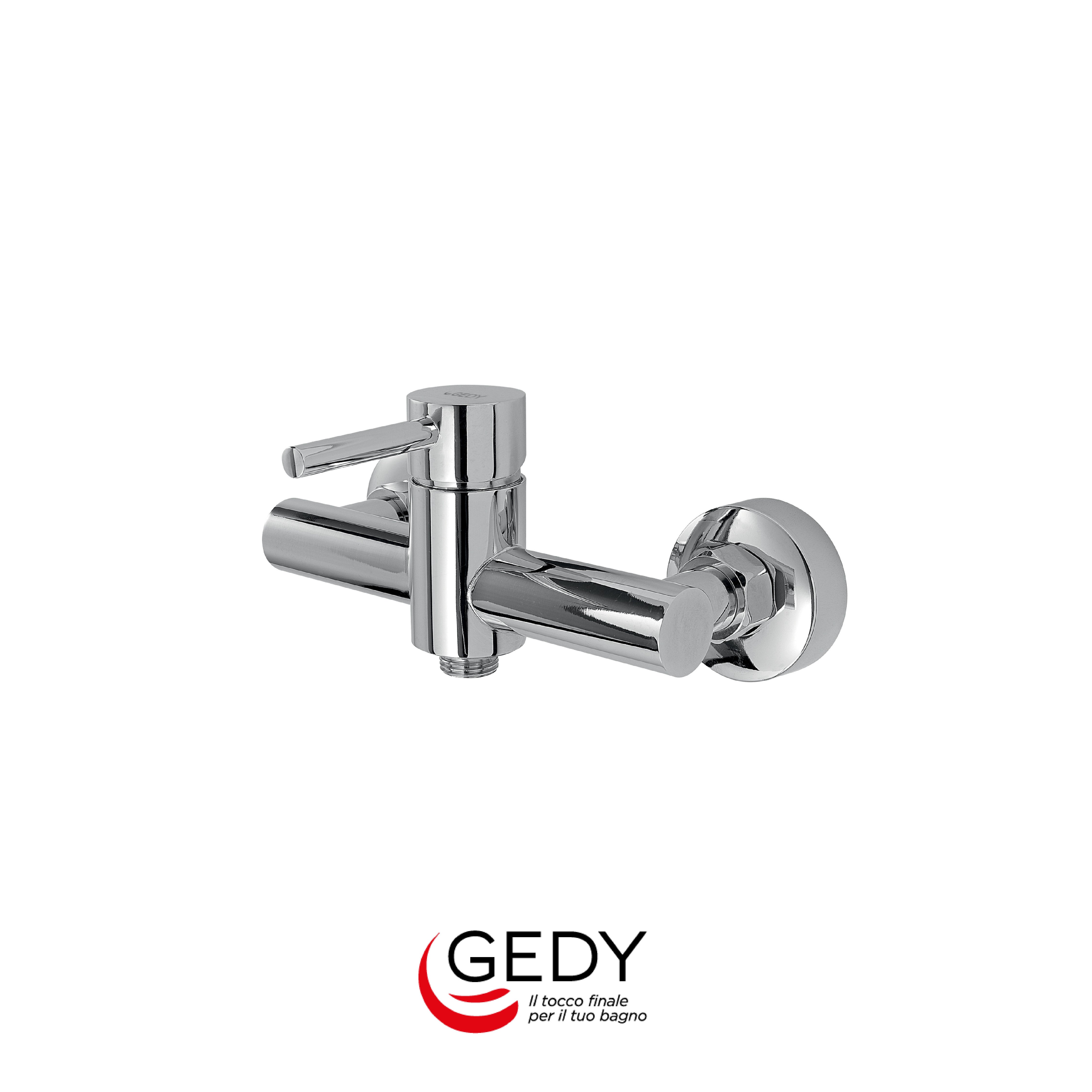 GEDY Garda - Miscelatore monocomando esterno doccia - 13 - Cromato - chromed