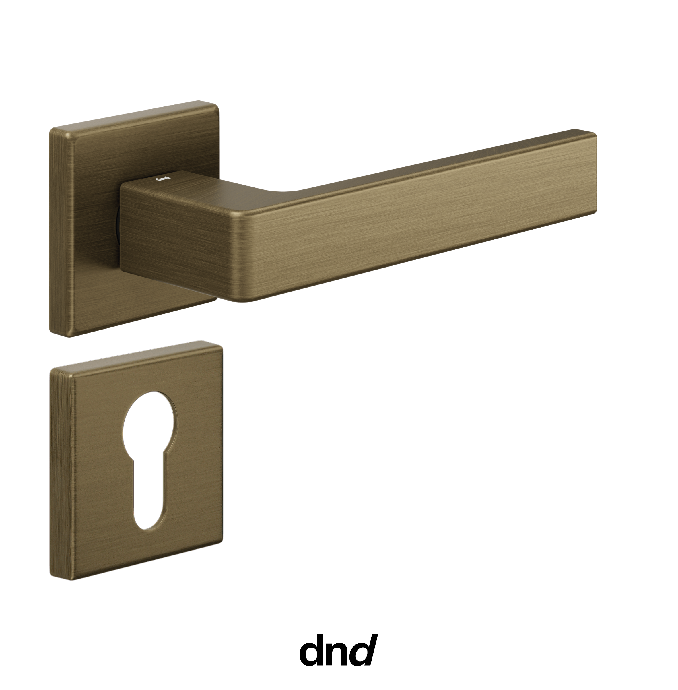Quattro 02 - DND Maniglia per porta interna - Imhoff Handles