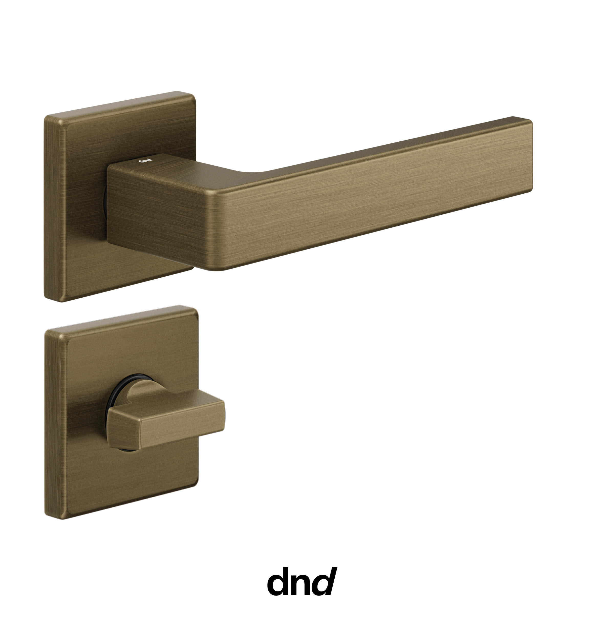 Quattro 02 - DND Maniglia per porta interna - Imhoff Handles