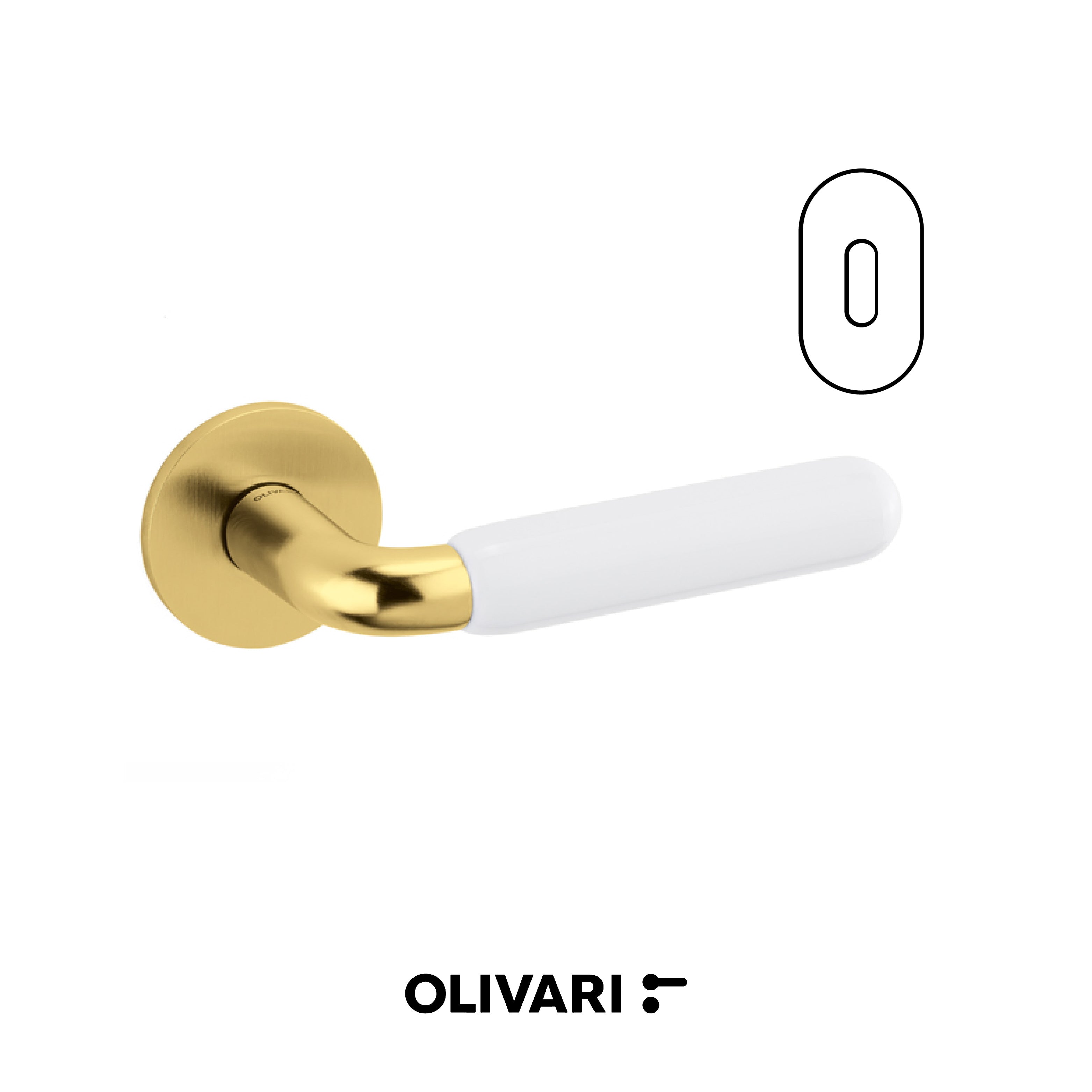 Alba - Olivari Maniglia per porta interna - Imhoff Handles