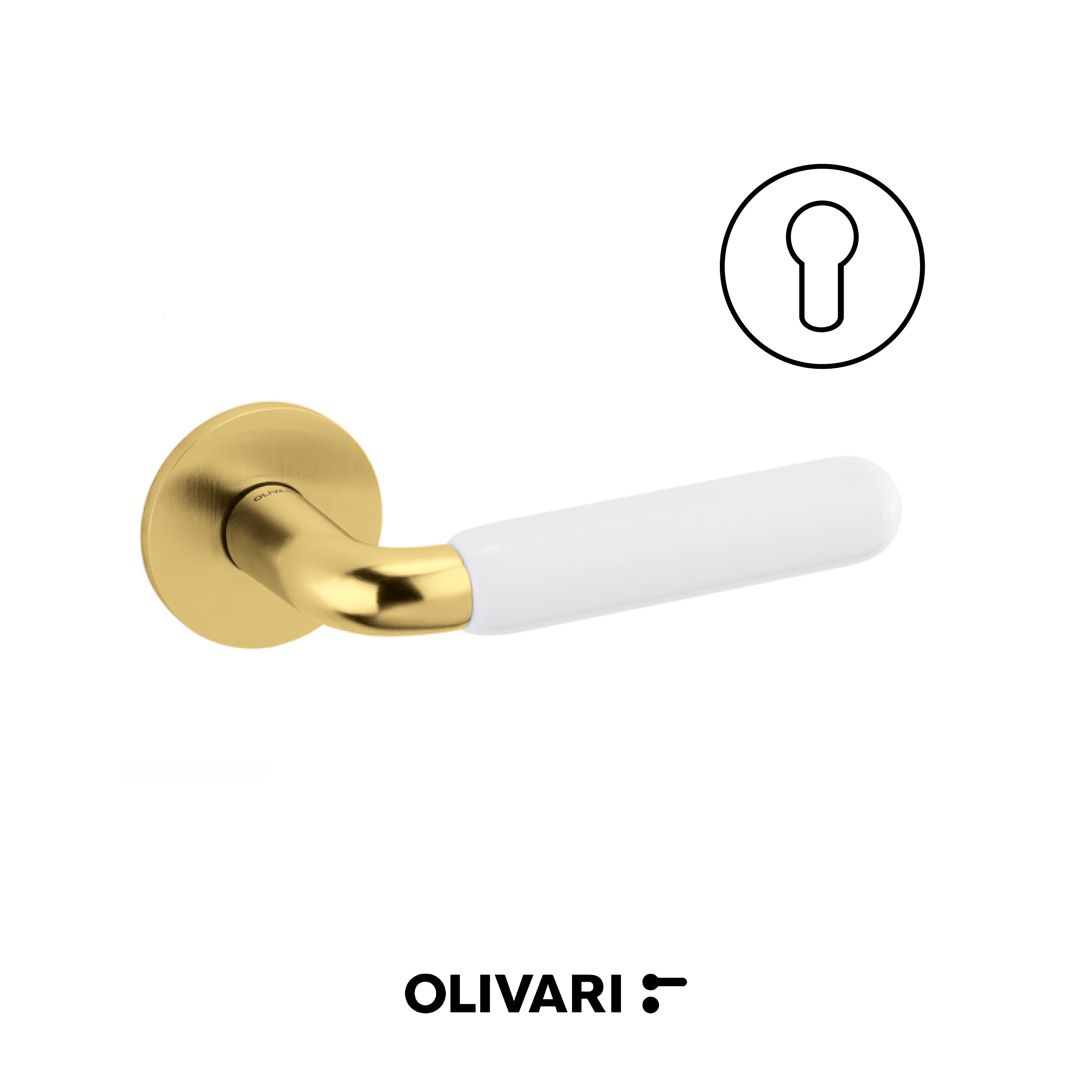 Alba - Olivari Maniglia per porta interna - Imhoff Handles