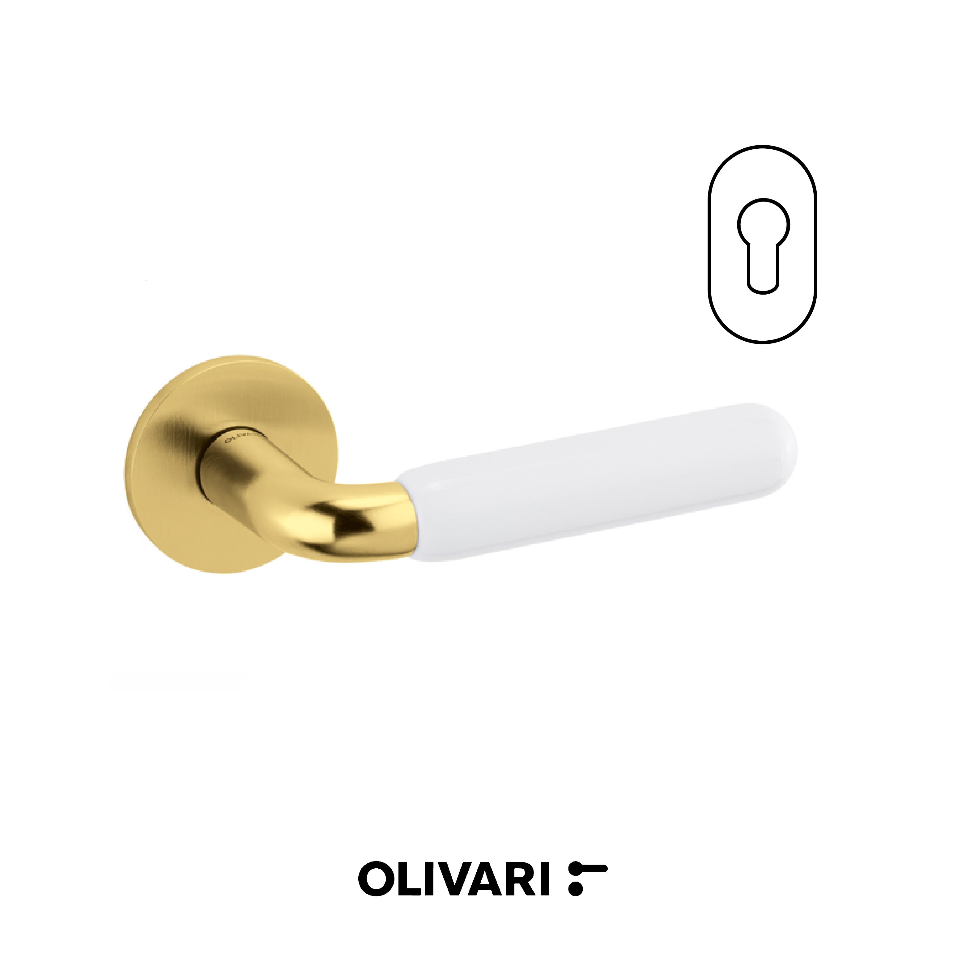 Alba - Olivari Maniglia per porta interna - Imhoff Handles