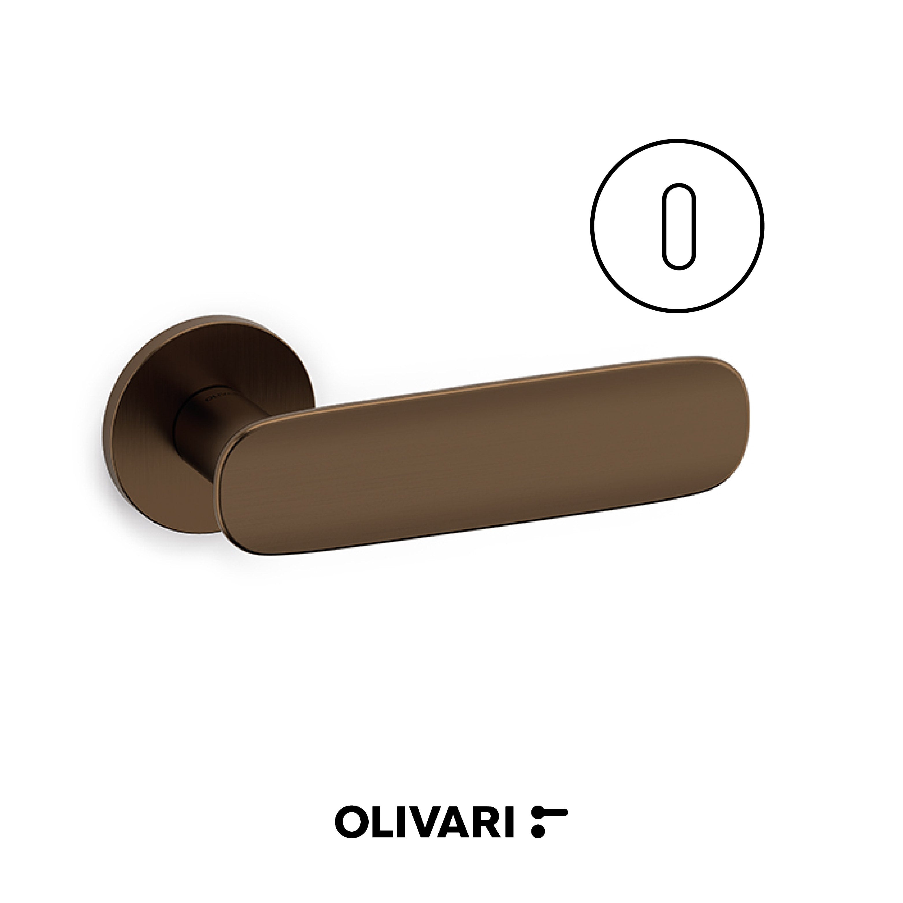 Conca L - Olivari Maniglia per porta interna - Imhoff Handles