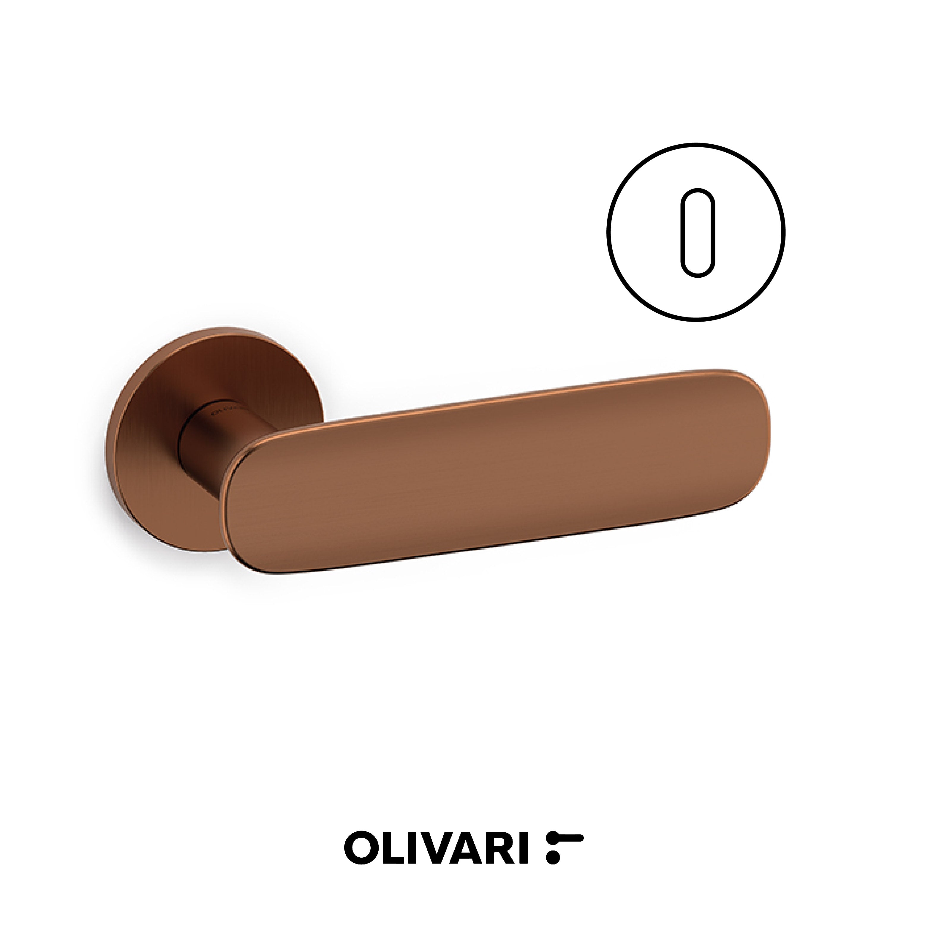 Conca L - Olivari Maniglia per porta interna - Imhoff Handles