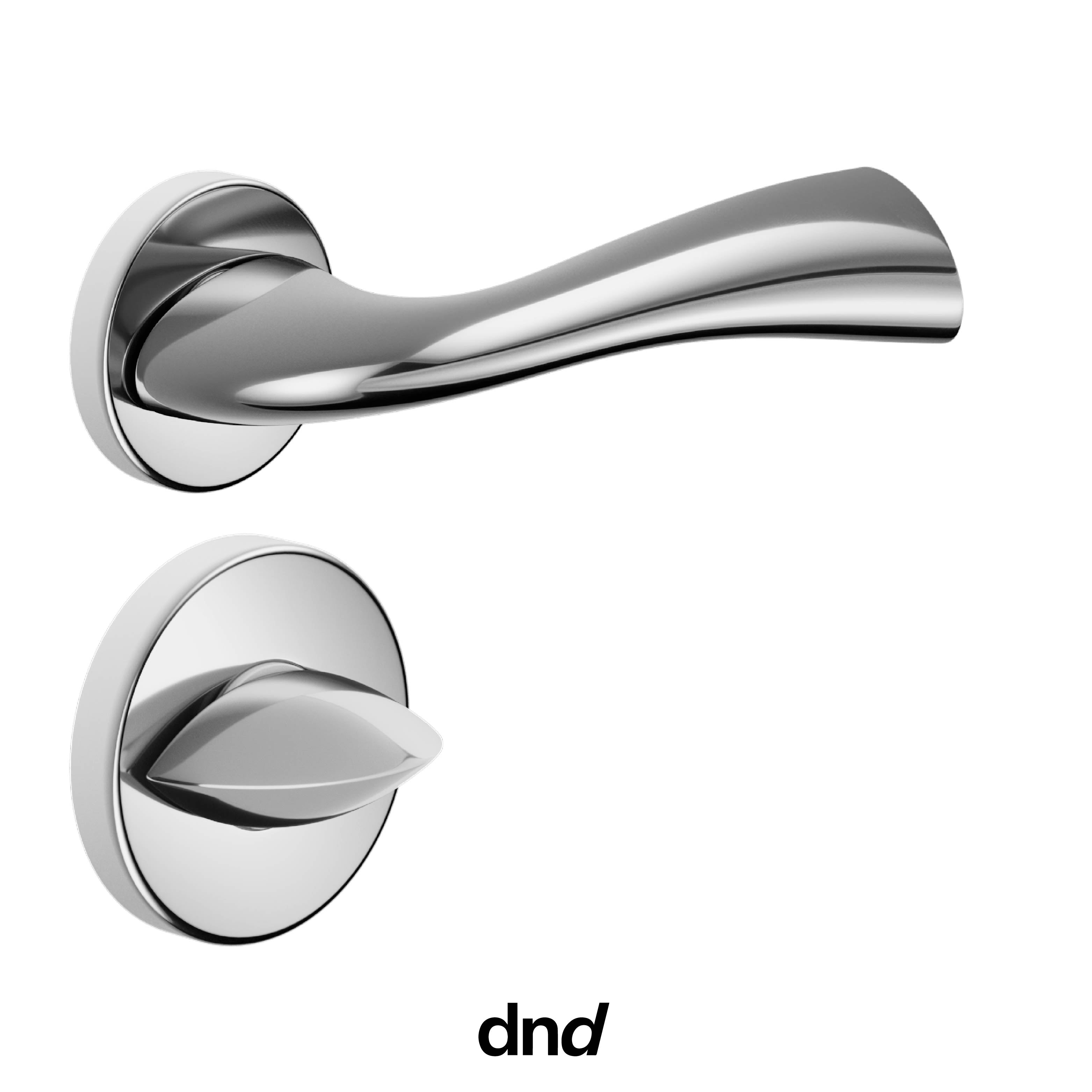 Fluò - DND Maniglia per porta interna - Imhoff Handles