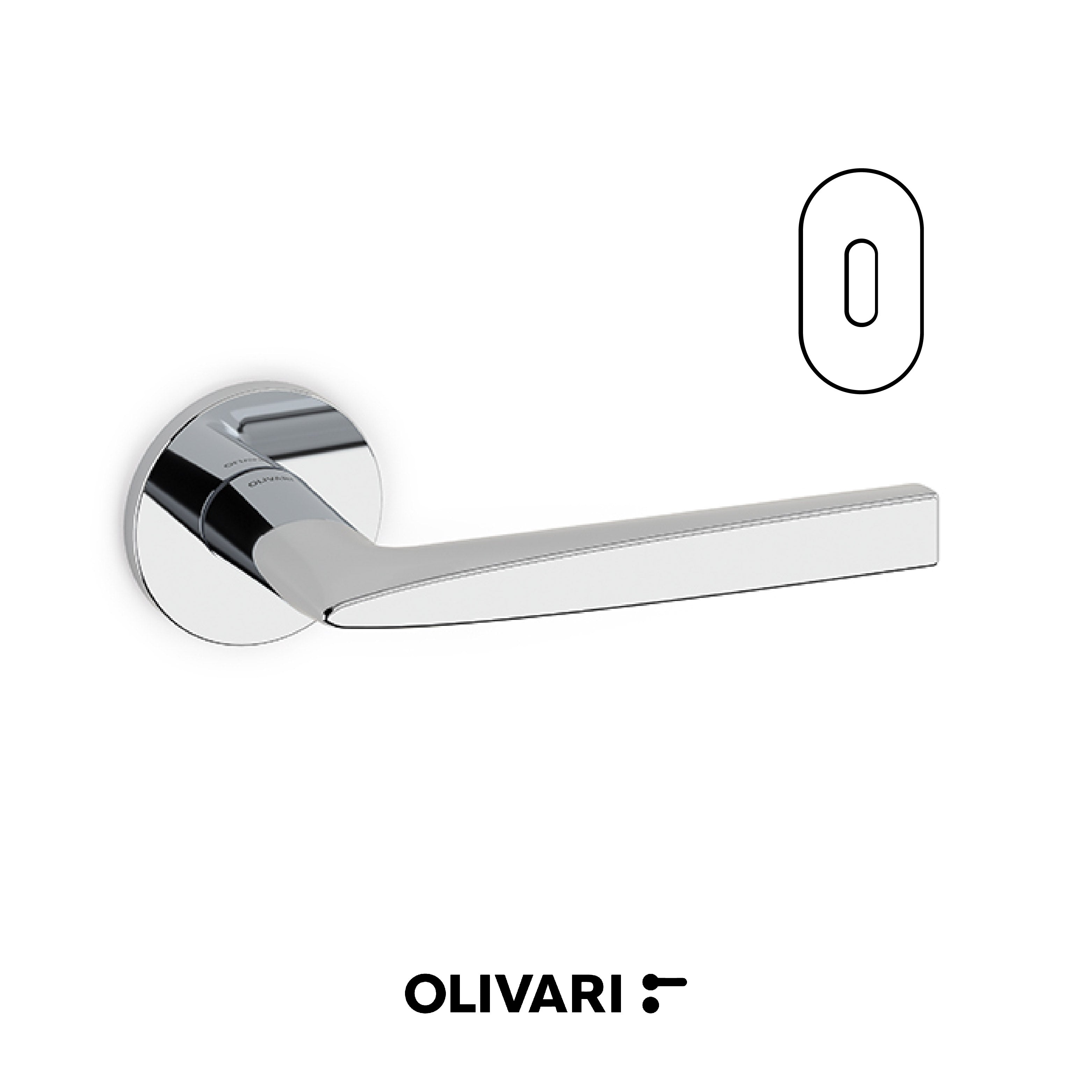 Flute - Olivari Maniglia per porta interna - Imhoff Handles