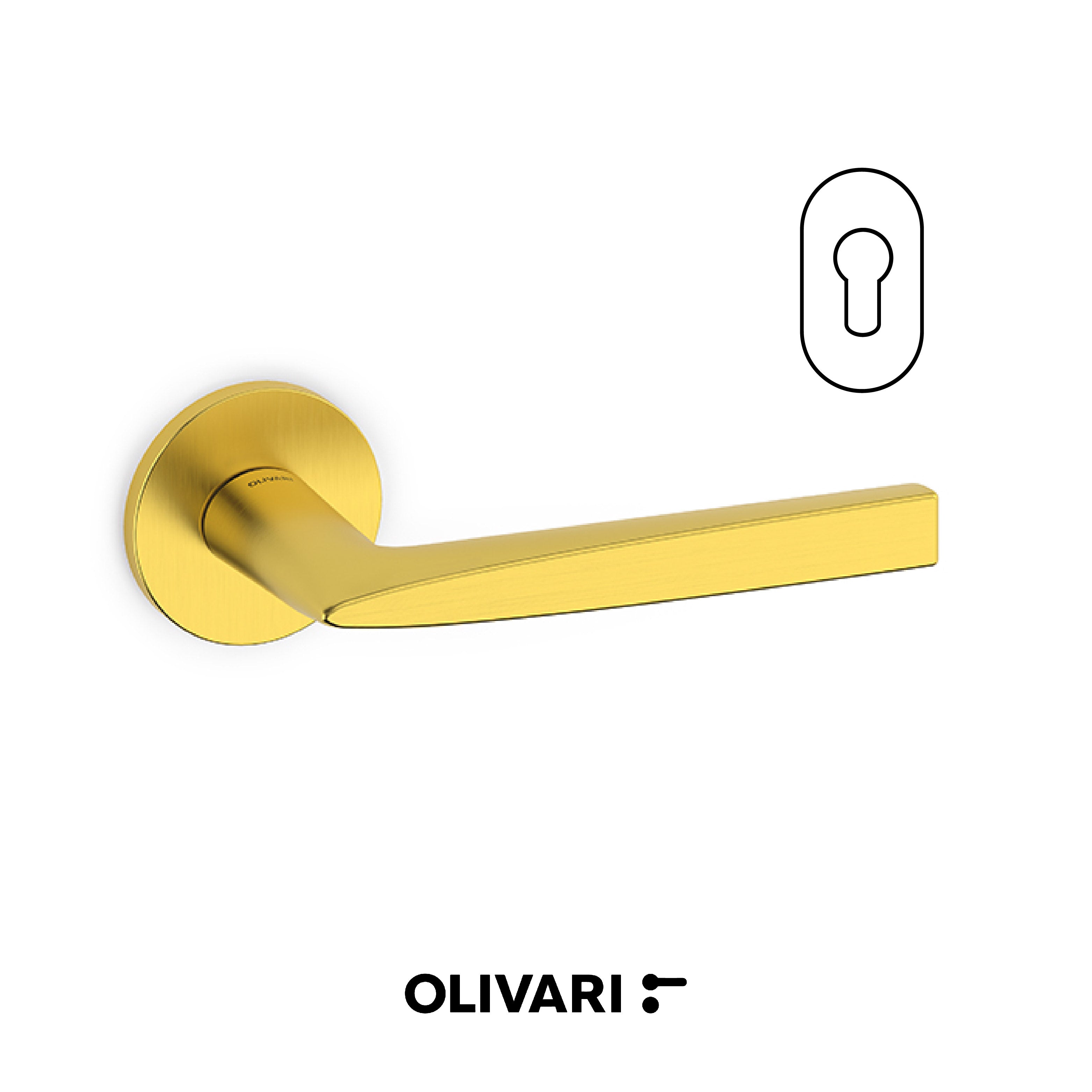 Flute - Olivari Maniglia per porta interna - Imhoff Handles