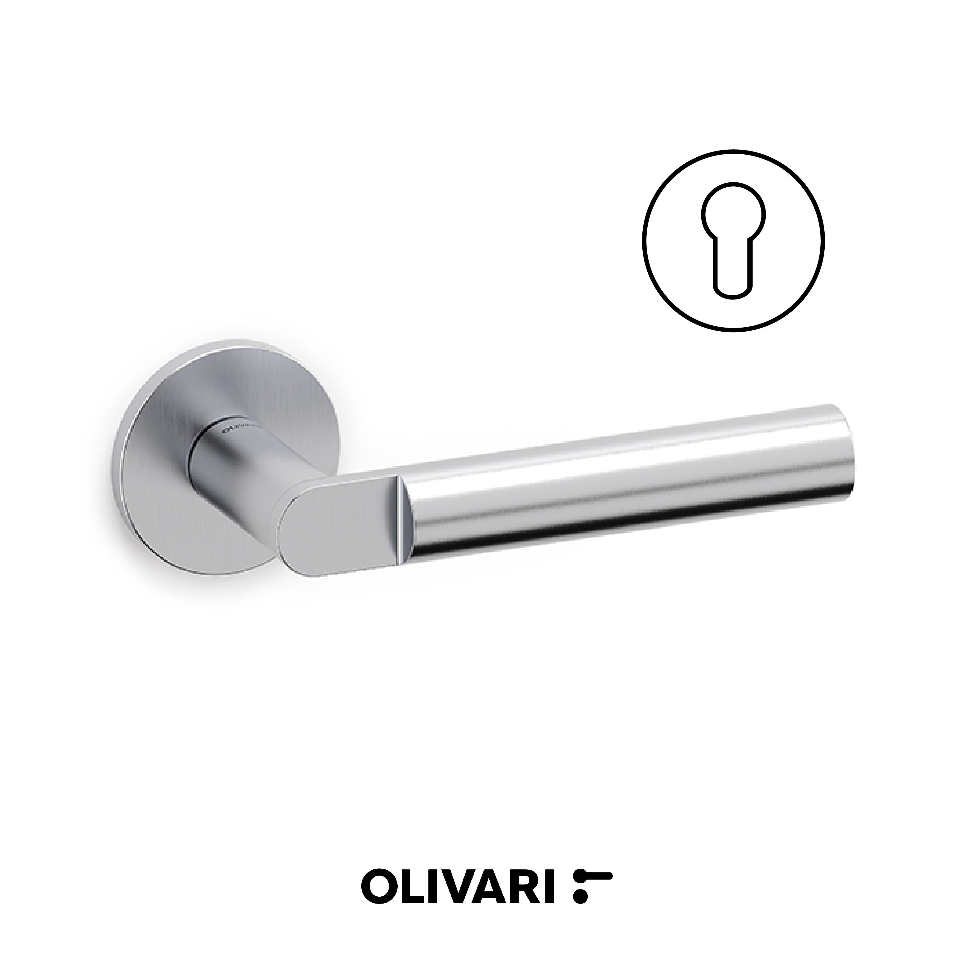 Lipstick - Olivari Maniglia per porta interna - Imhoff Handles