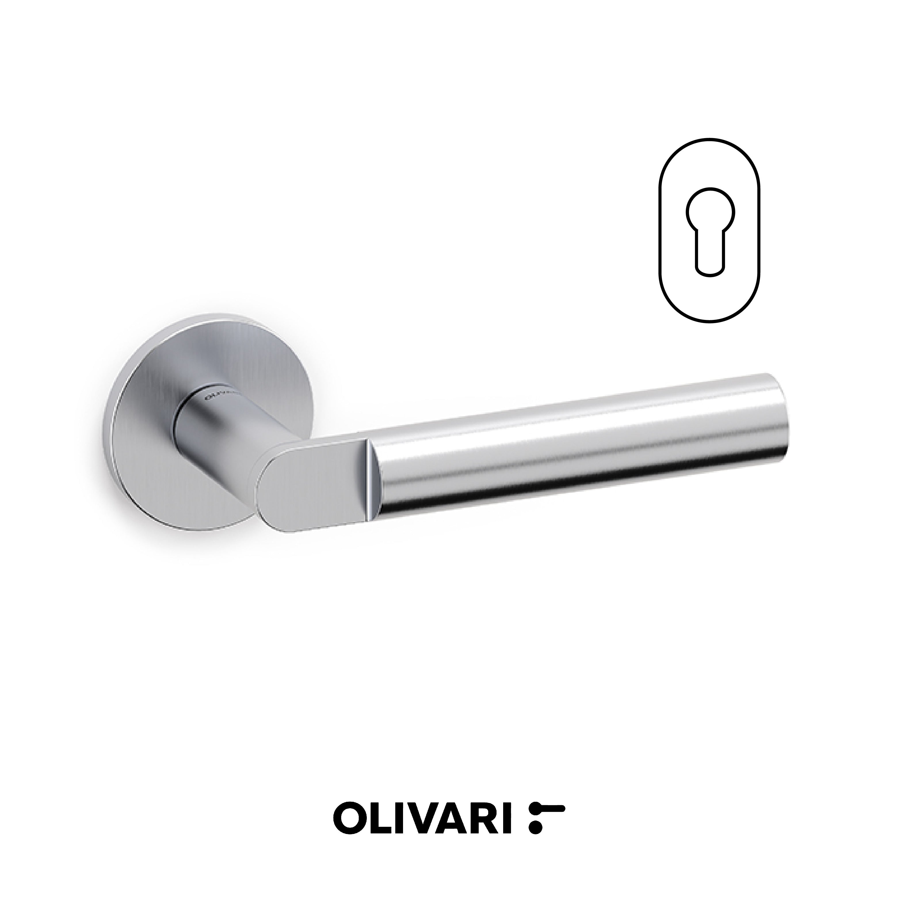 Lipstick - Olivari Maniglia per porta interna - Imhoff Handles
