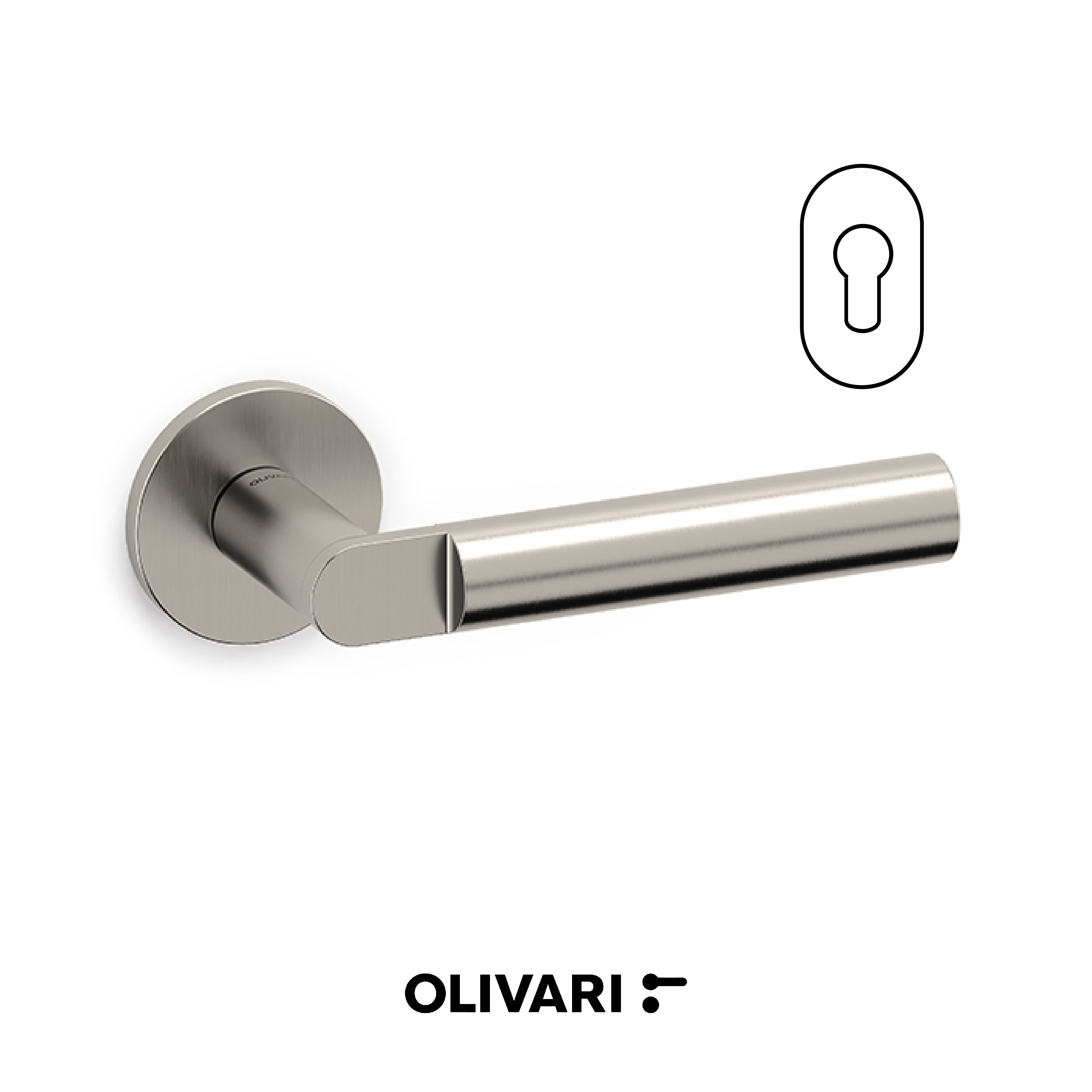 Lipstick - Olivari Maniglia per porta interna - Imhoff Handles