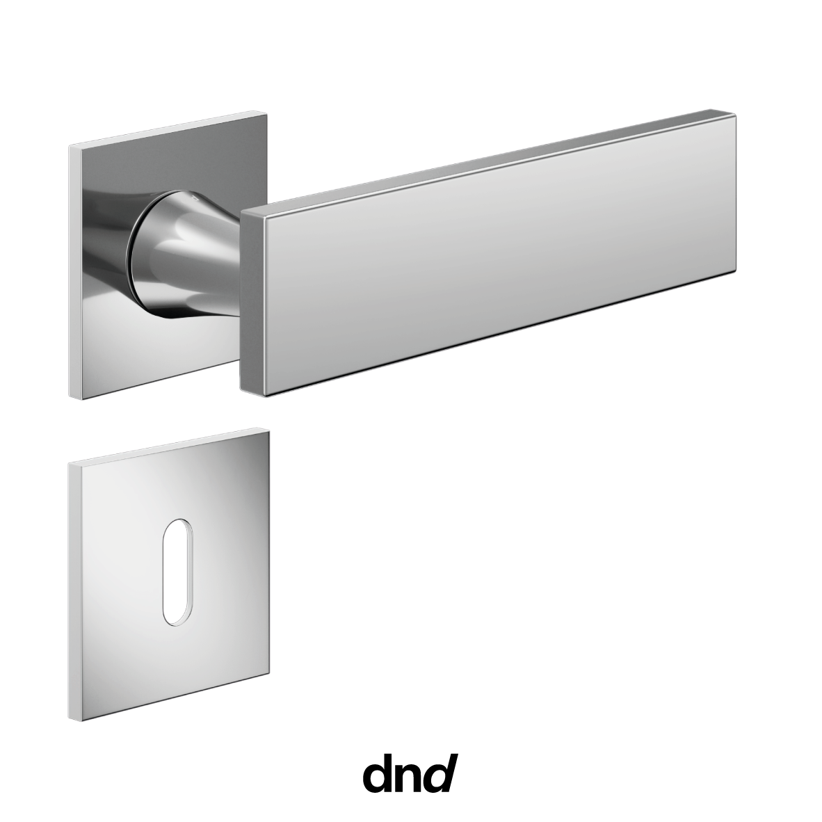 Aretè L 02 - DND Maniglia per porta interna - Imhoff Handles