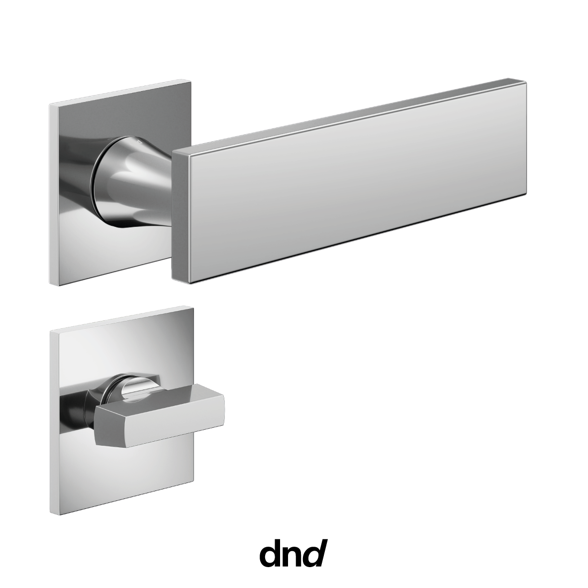 Aretè L 02 - DND Maniglia per porta interna - Imhoff Handles